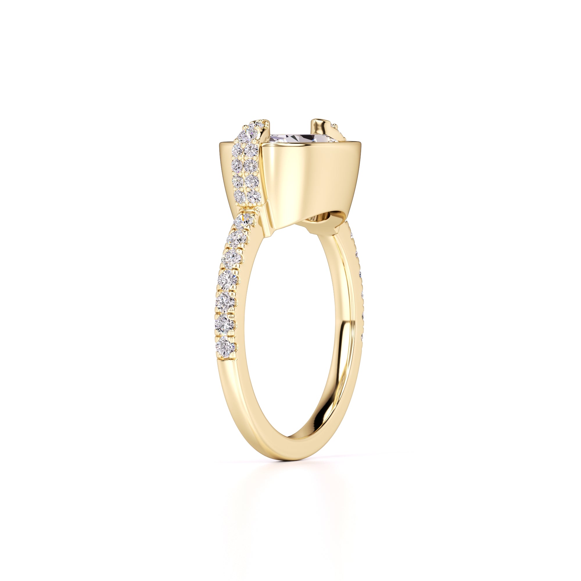 Victoria Lab Grown Diamond Ring | Yellow Gold | 3