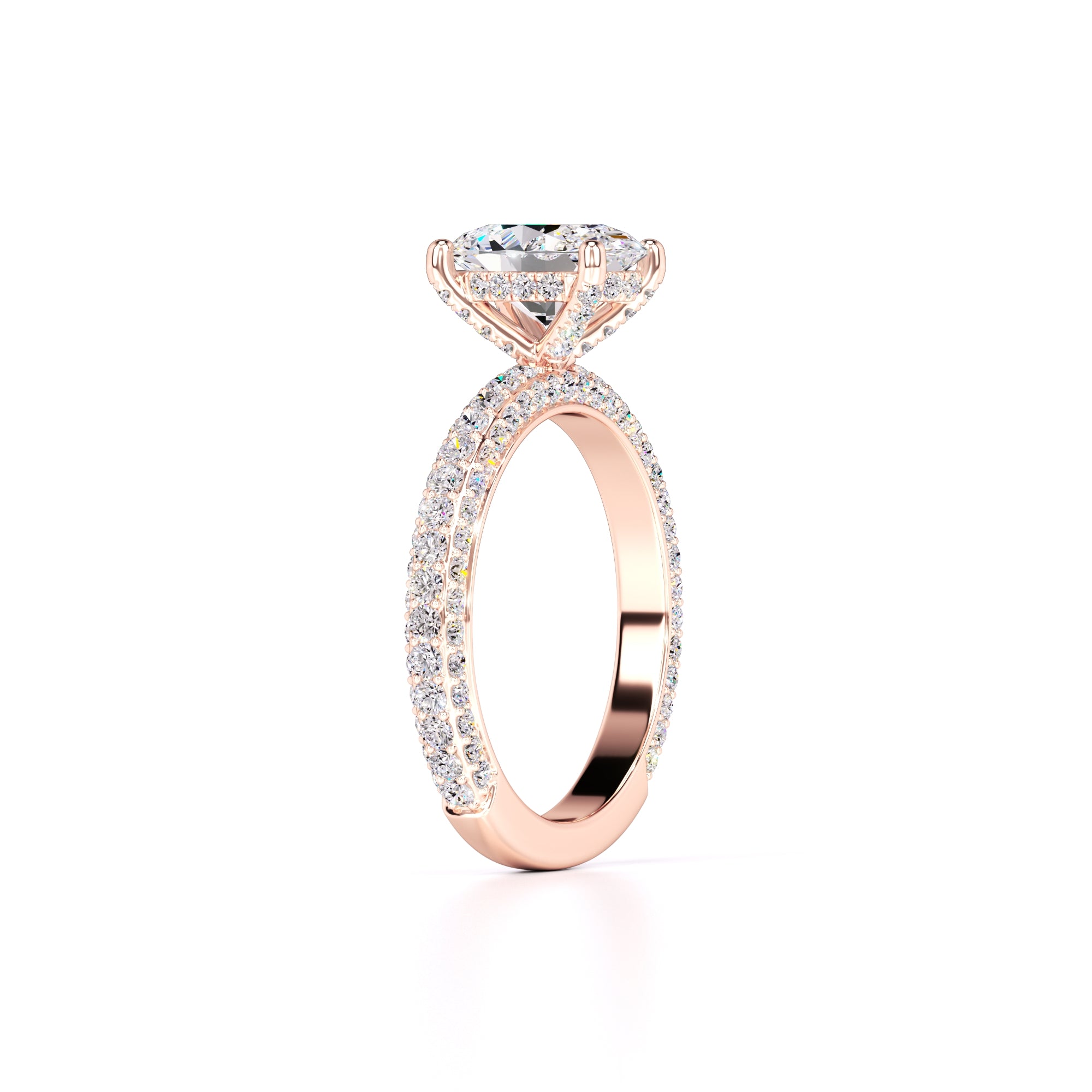 Fiona Lab Grown Diamond Ring | Rose Gold | 3