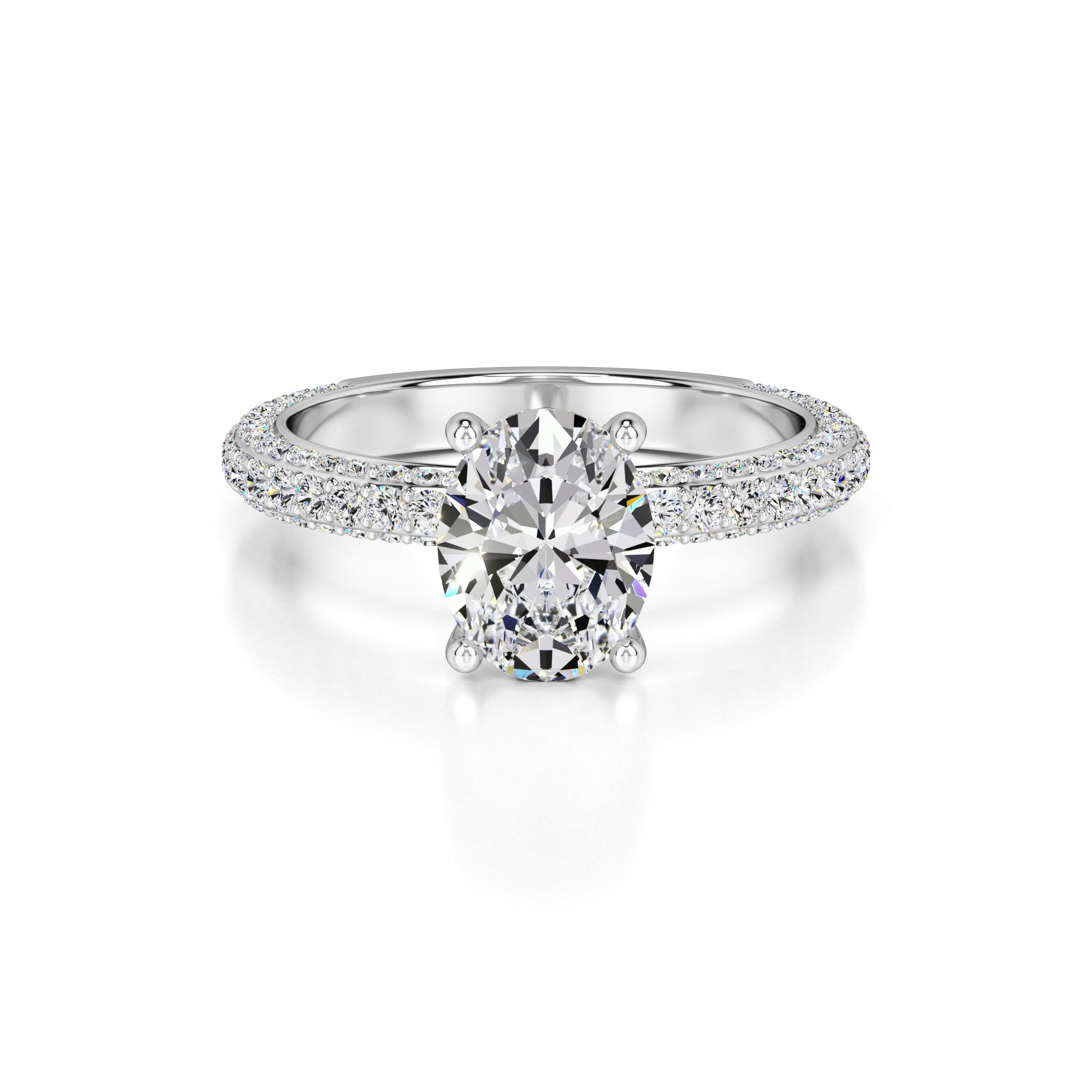 Fiona Lab Grown Diamond Ring | White Gold | 1