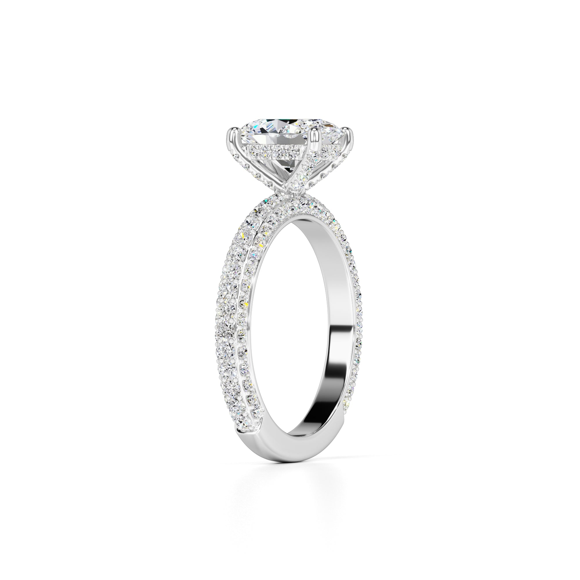 Fiona Lab Grown Diamond Ring | White Gold | 3