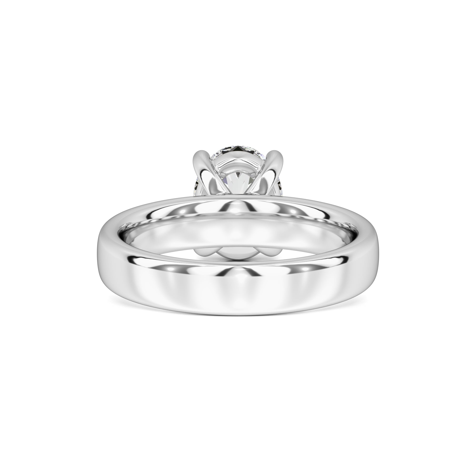 Stella Moissanite Ring | White Gold | 3