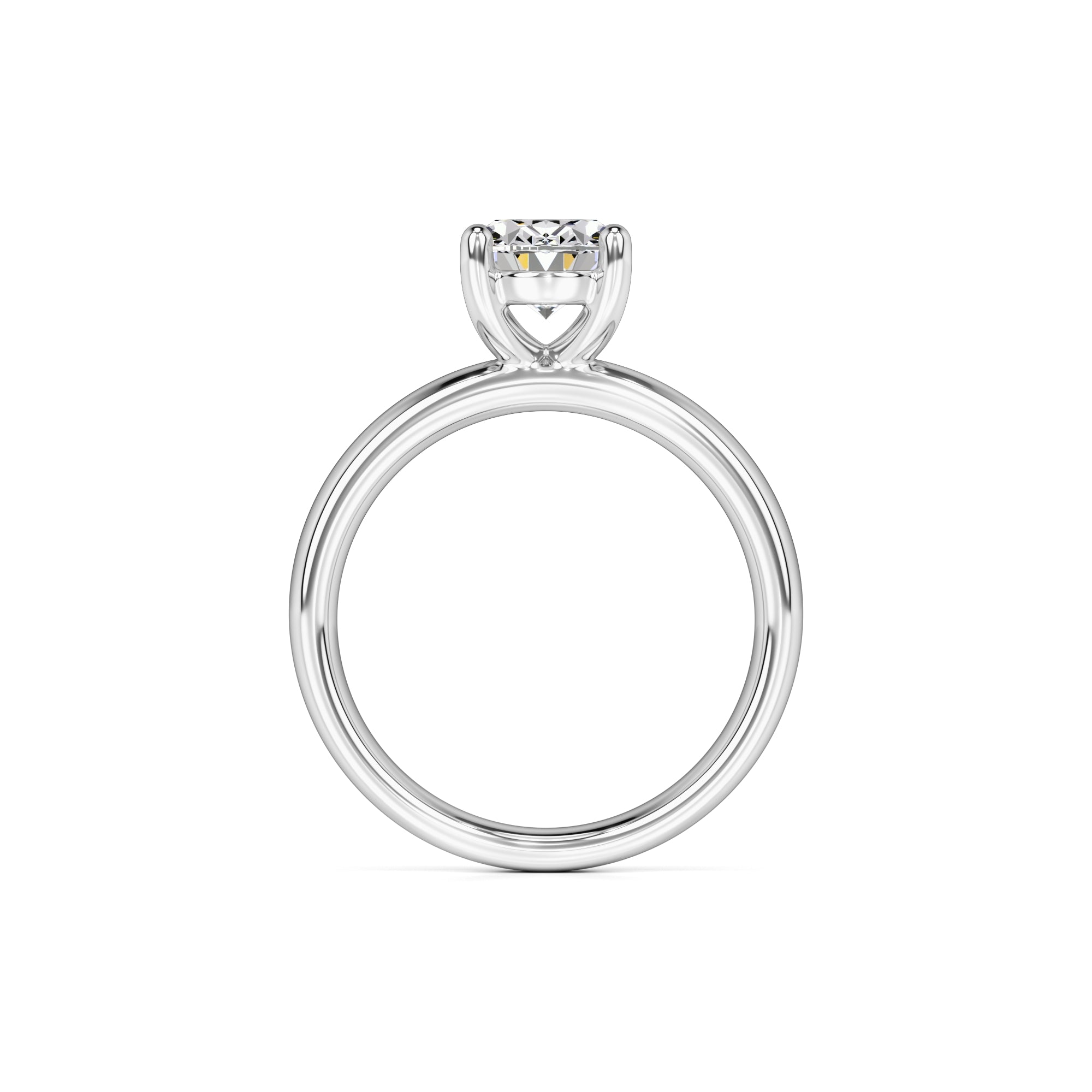 Stella Moissanite Ring | White Gold | 4