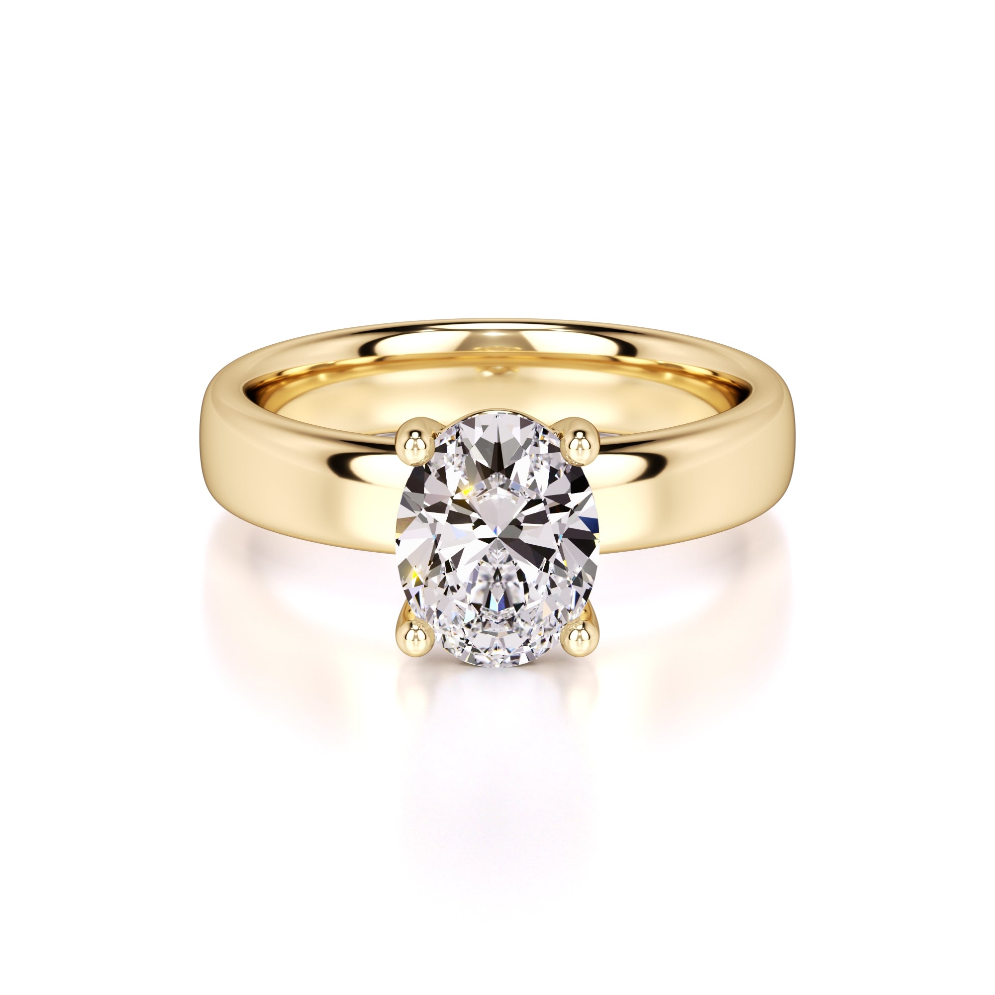 Stella Lab Grown Diamond Ring | Yellow Gold | 1