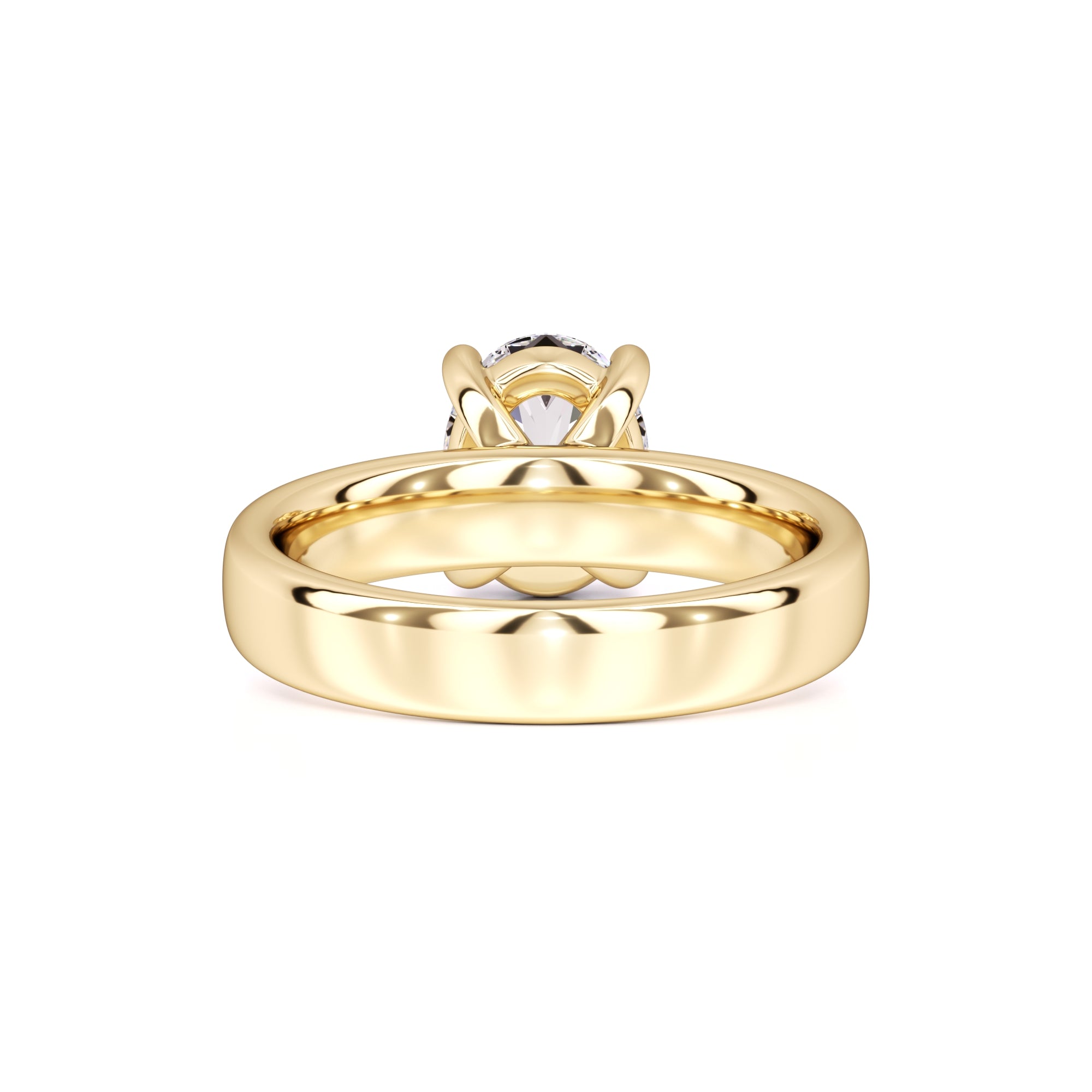 Stella Moissanite Ring | Yellow Gold | 3