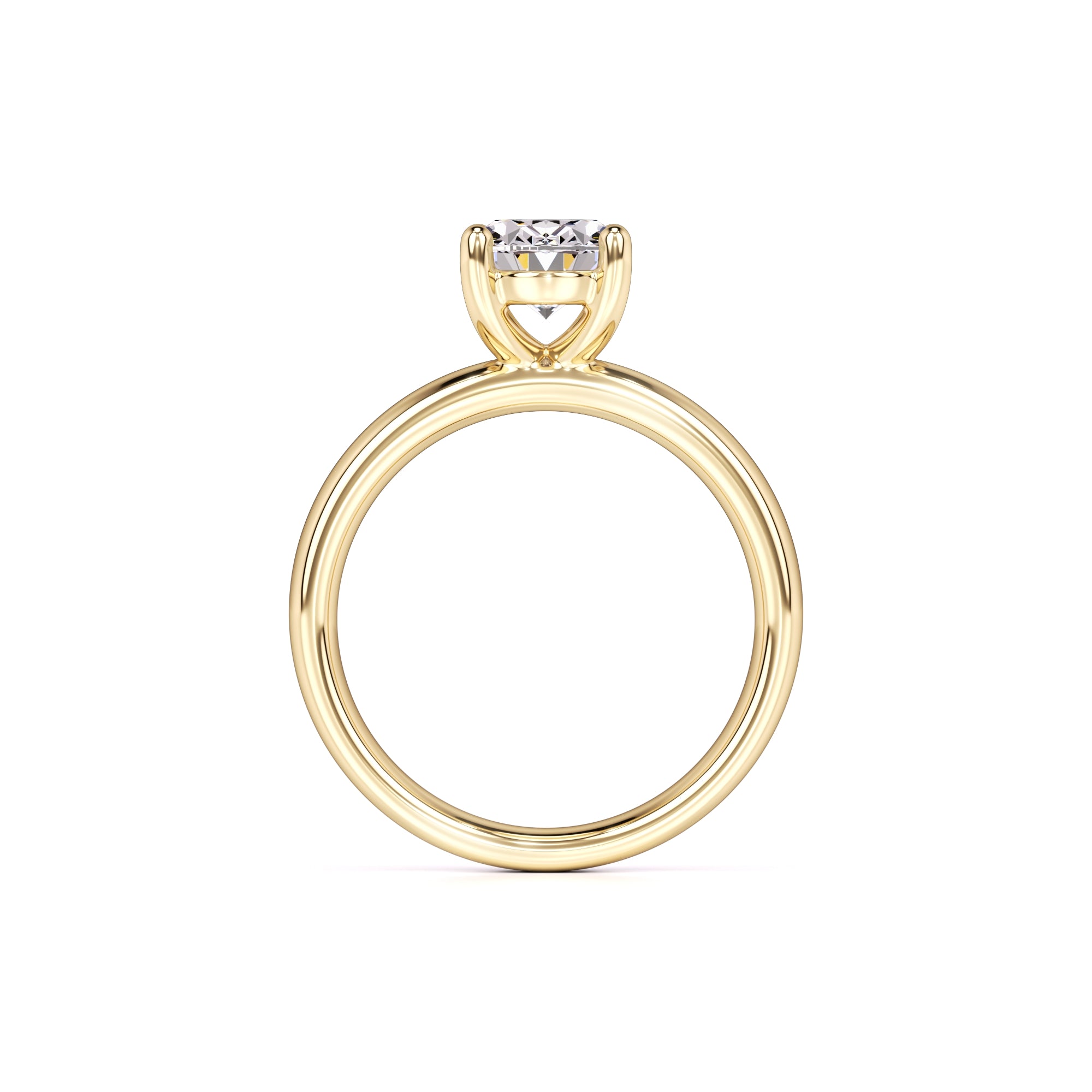 Stella Moissanite Ring | Yellow Gold | 4