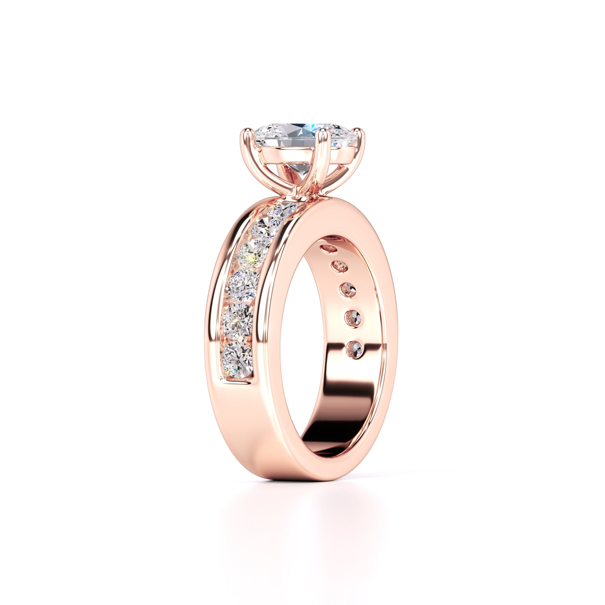 Aubrey Lab Grown Diamond Ring | Rose Gold | 3