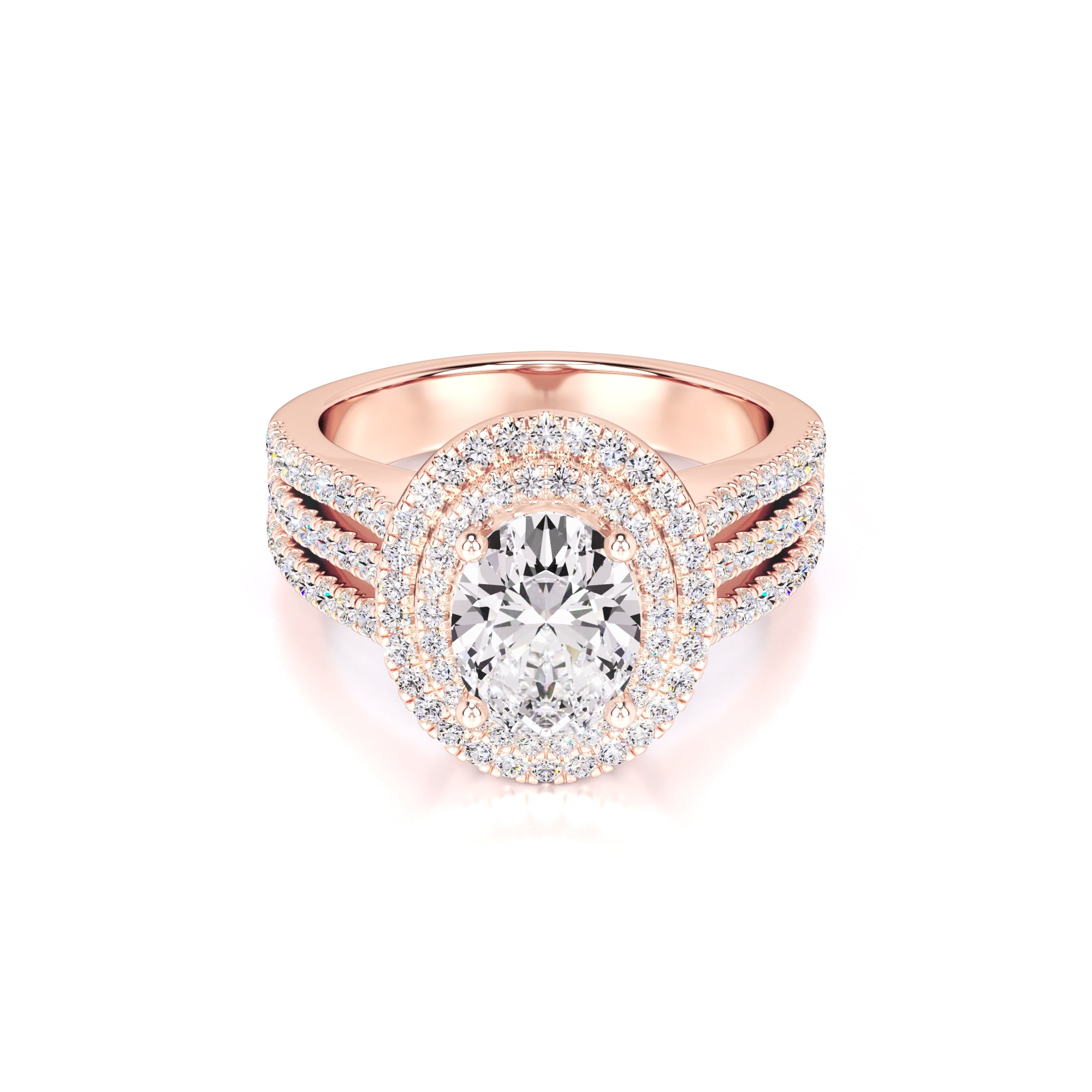 Delilah Lab Grown Diamond Ring | Rose Gold | 1