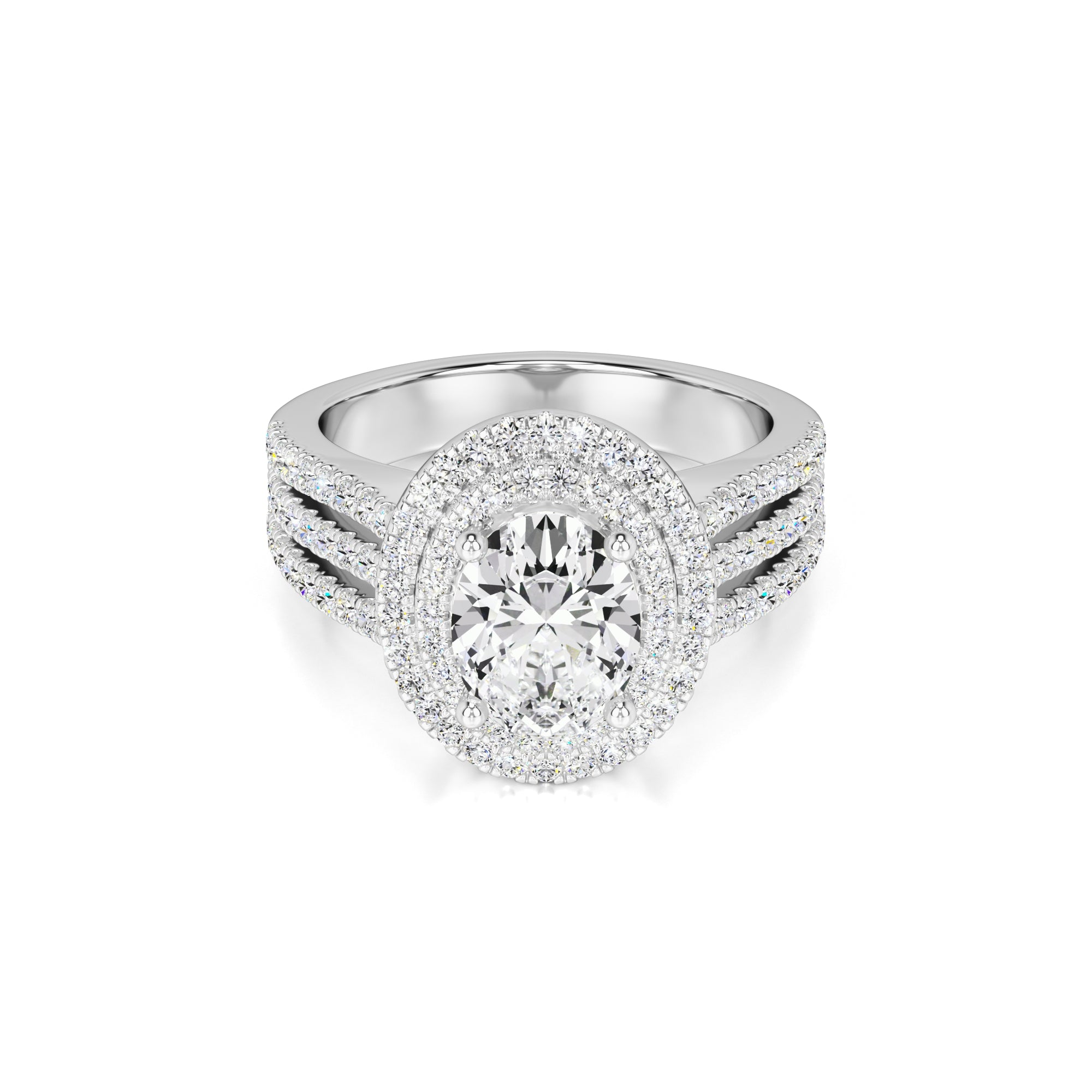 Delilah Lab Grown Diamond Ring | White Gold | 1