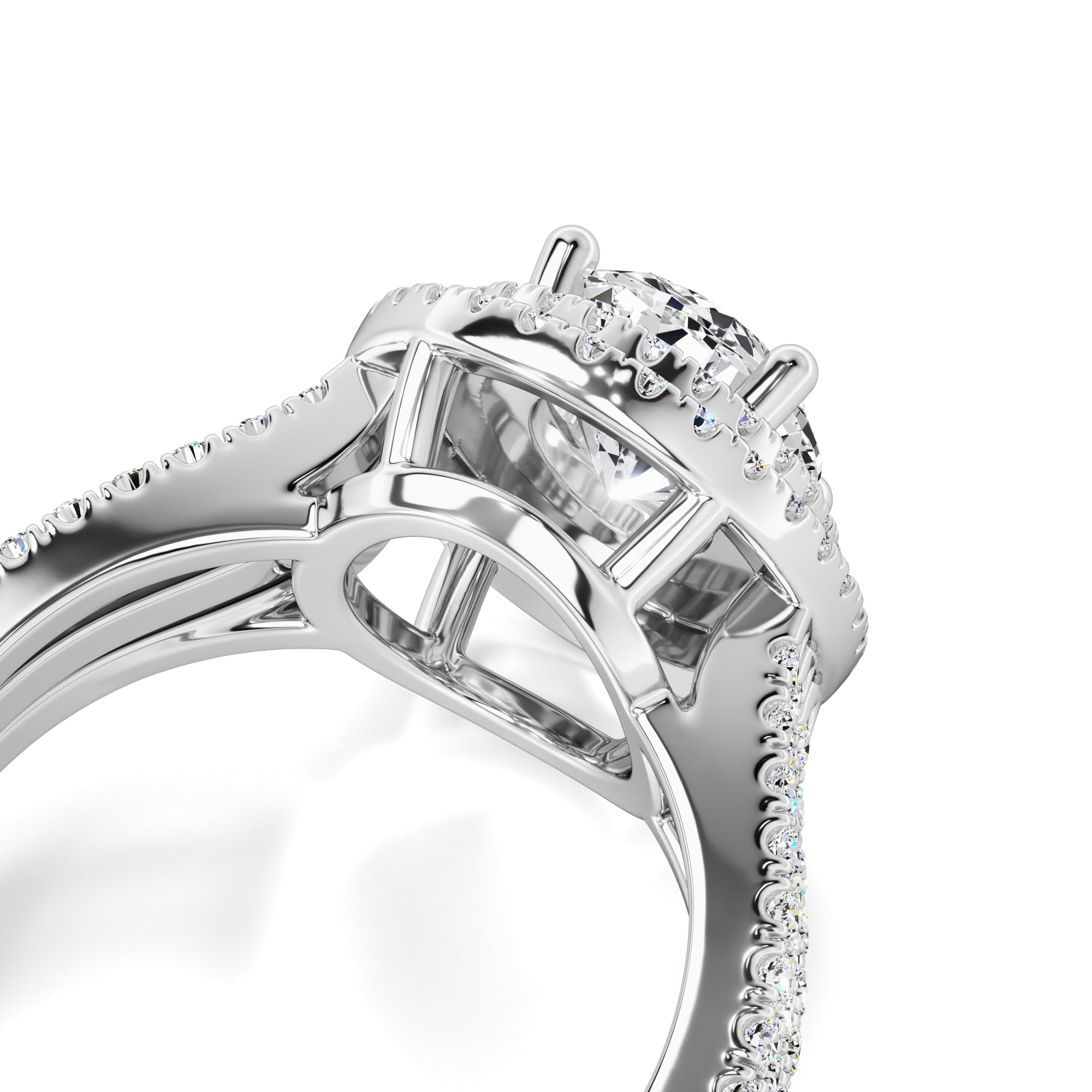 Delilah Lab Grown Diamond Ring | White Gold | 2