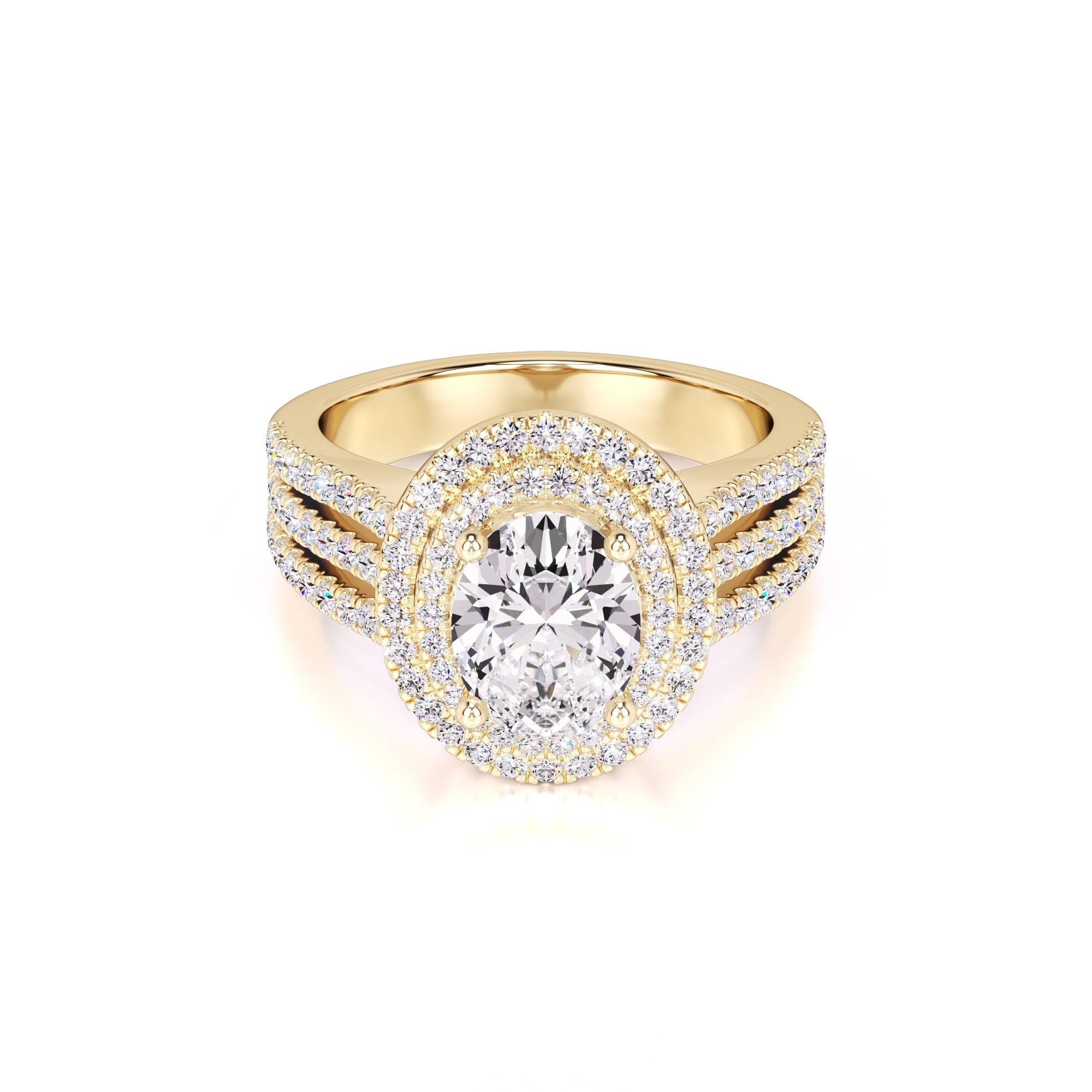 Delilah Lab Grown Diamond Ring | Yellow Gold | 1