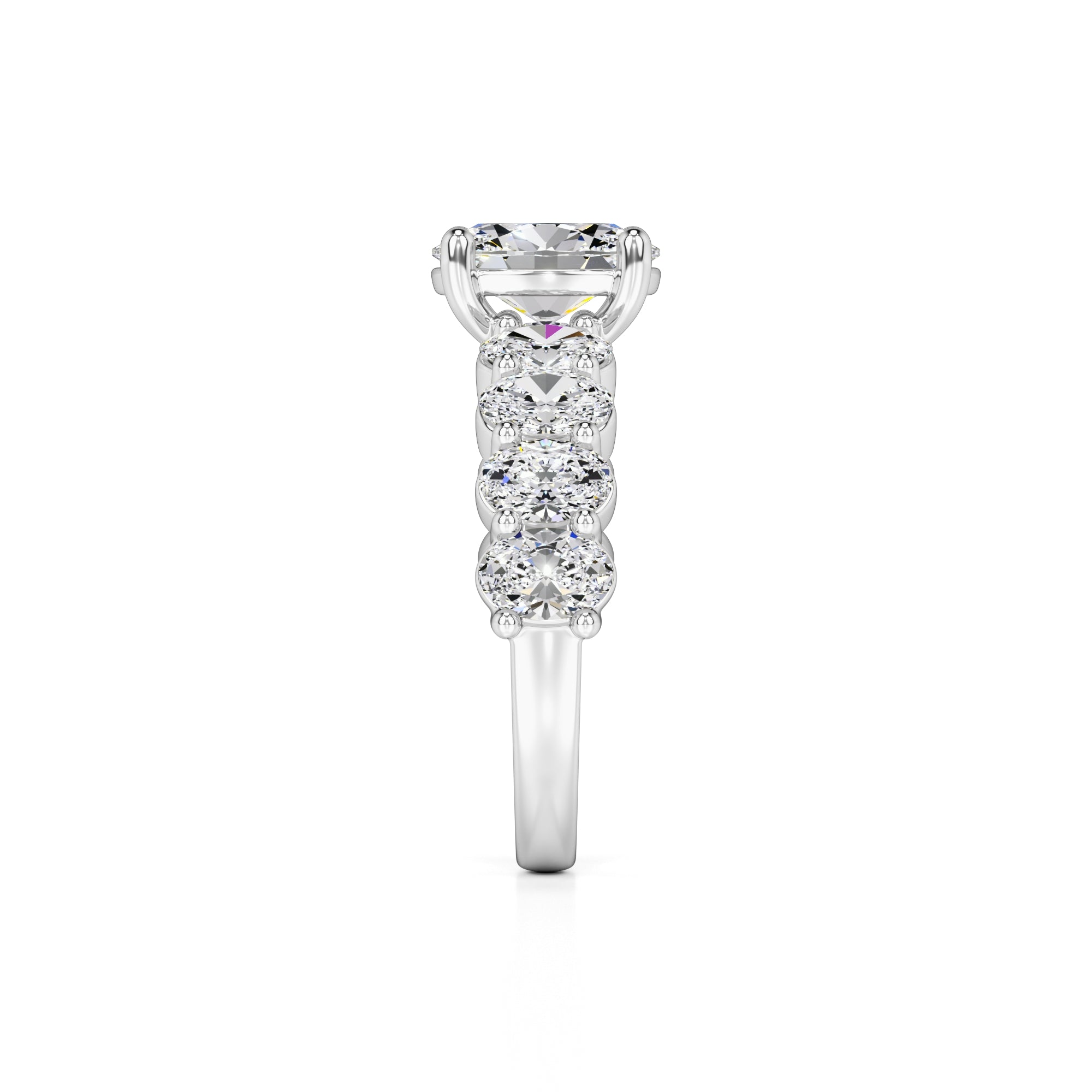 Kaitlyn Lab Grown Diamond Ring | White Gold | 4