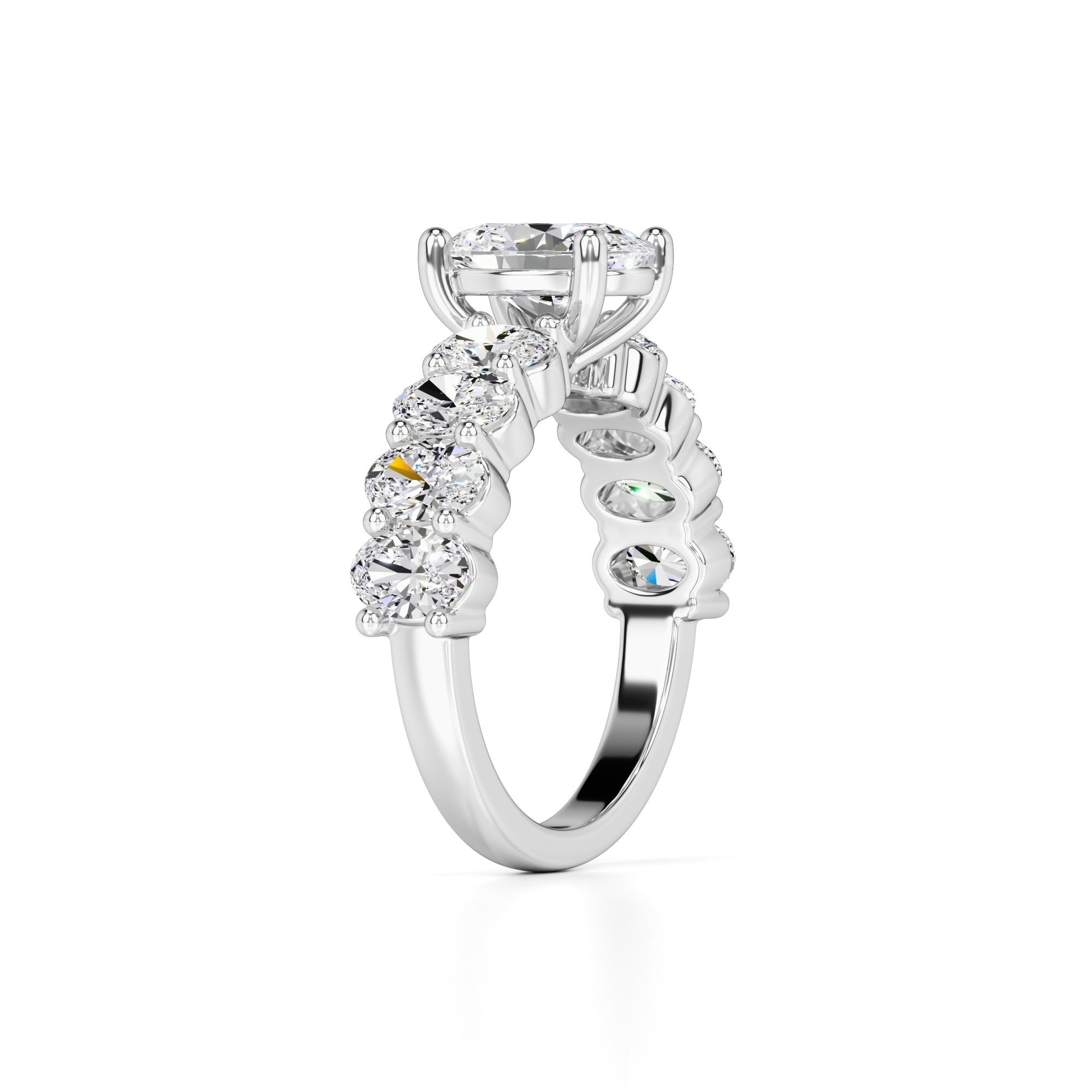 Kaitlyn Lab Grown Diamond Ring | White Gold | 3