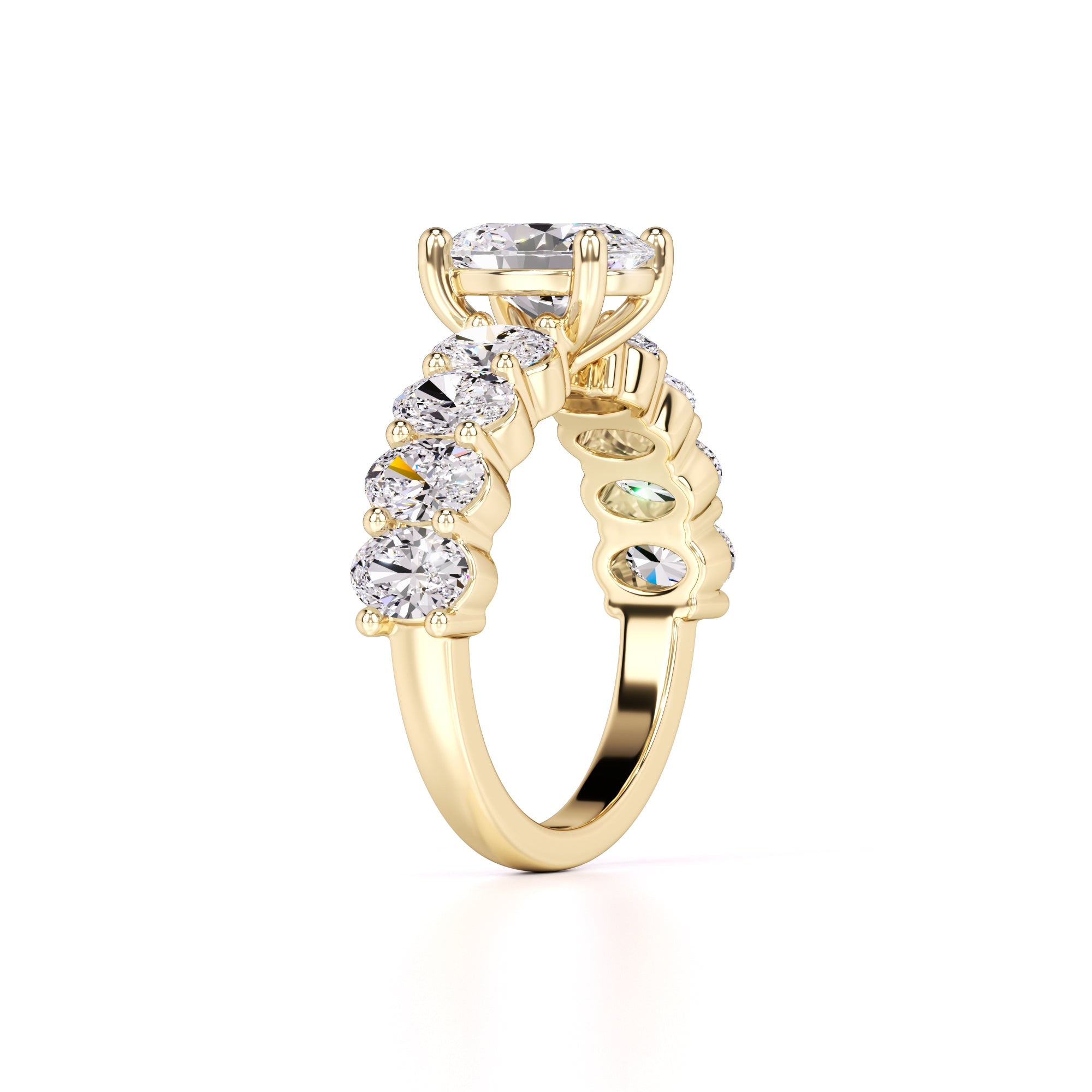 Kaitlyn Lab Grown Diamond Ring | Yellow Gold | 3