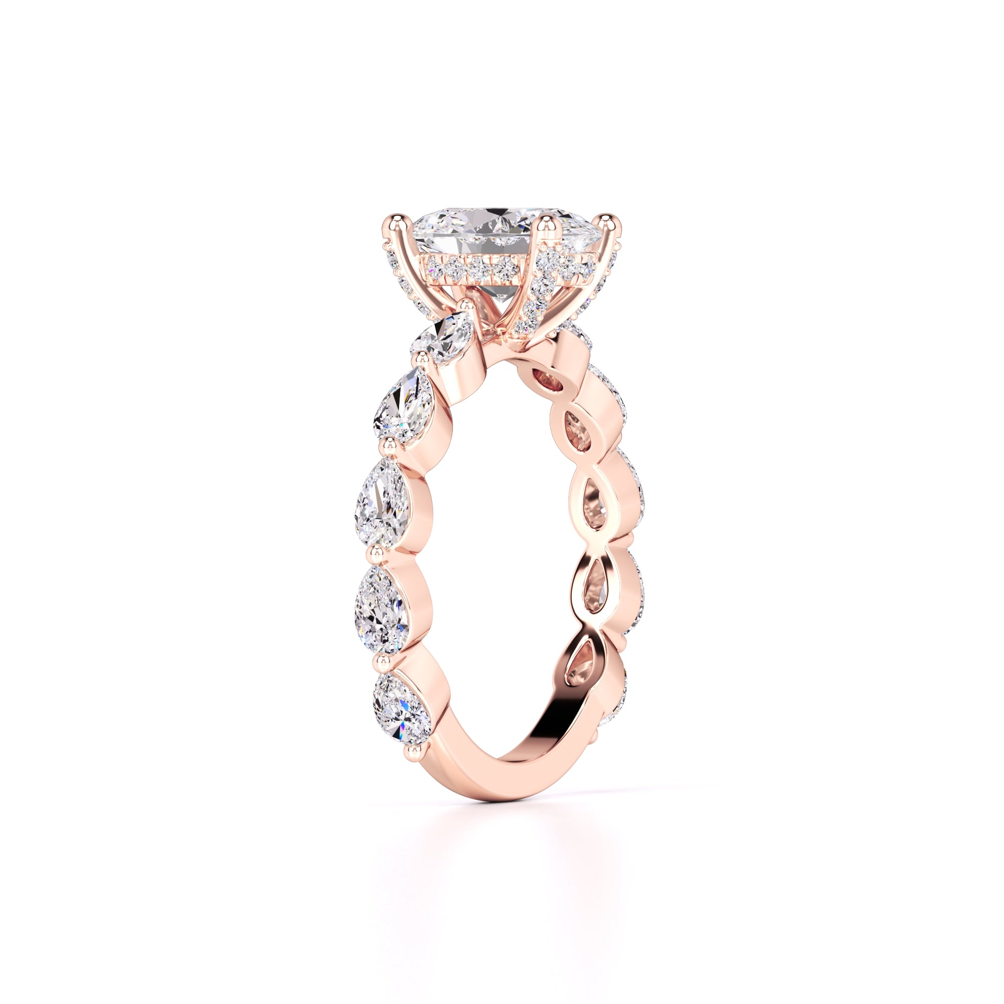 Landon Lab Grown Diamond Ring | Rose Gold | 3