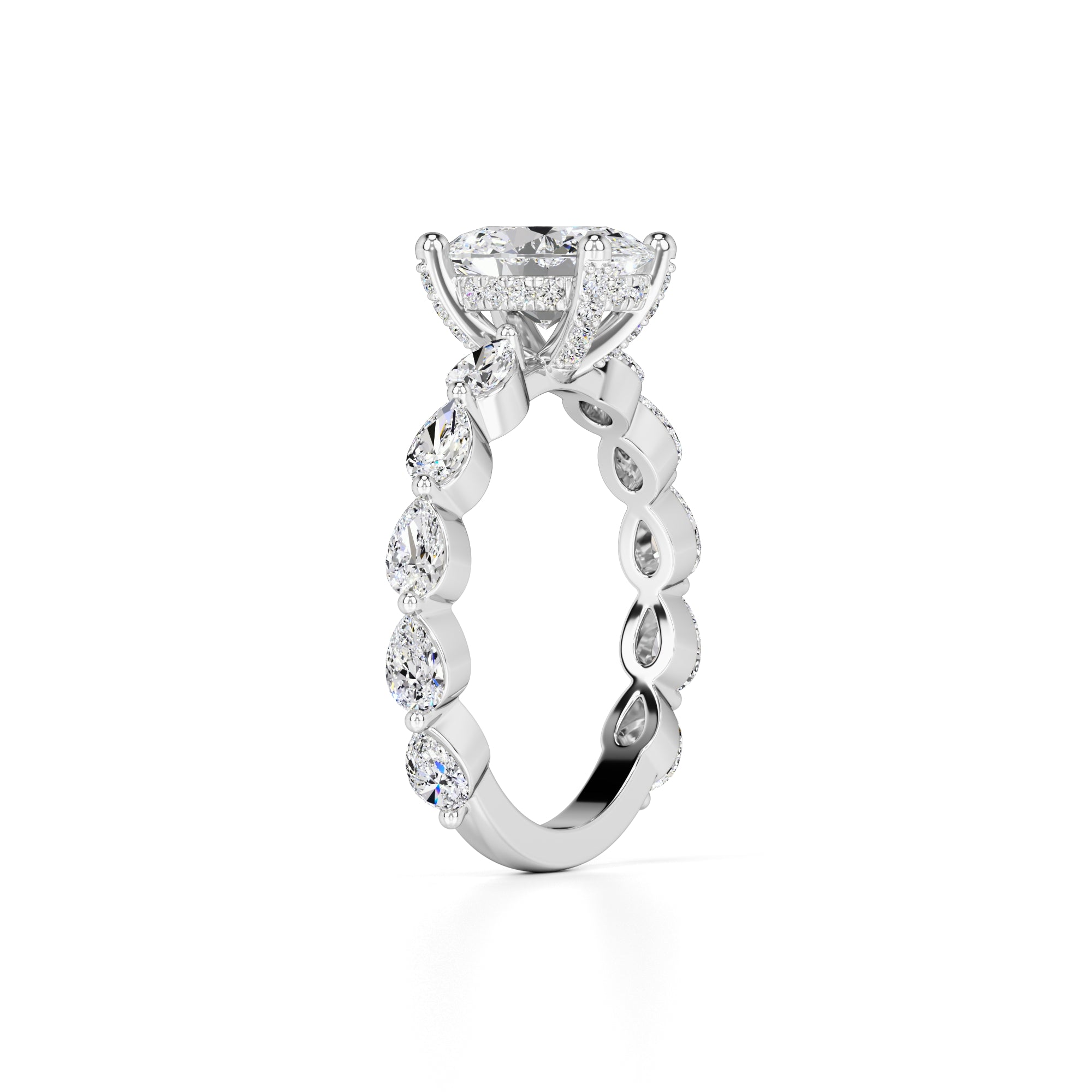 Landon Lab Grown Diamond Ring | White Gold | 3