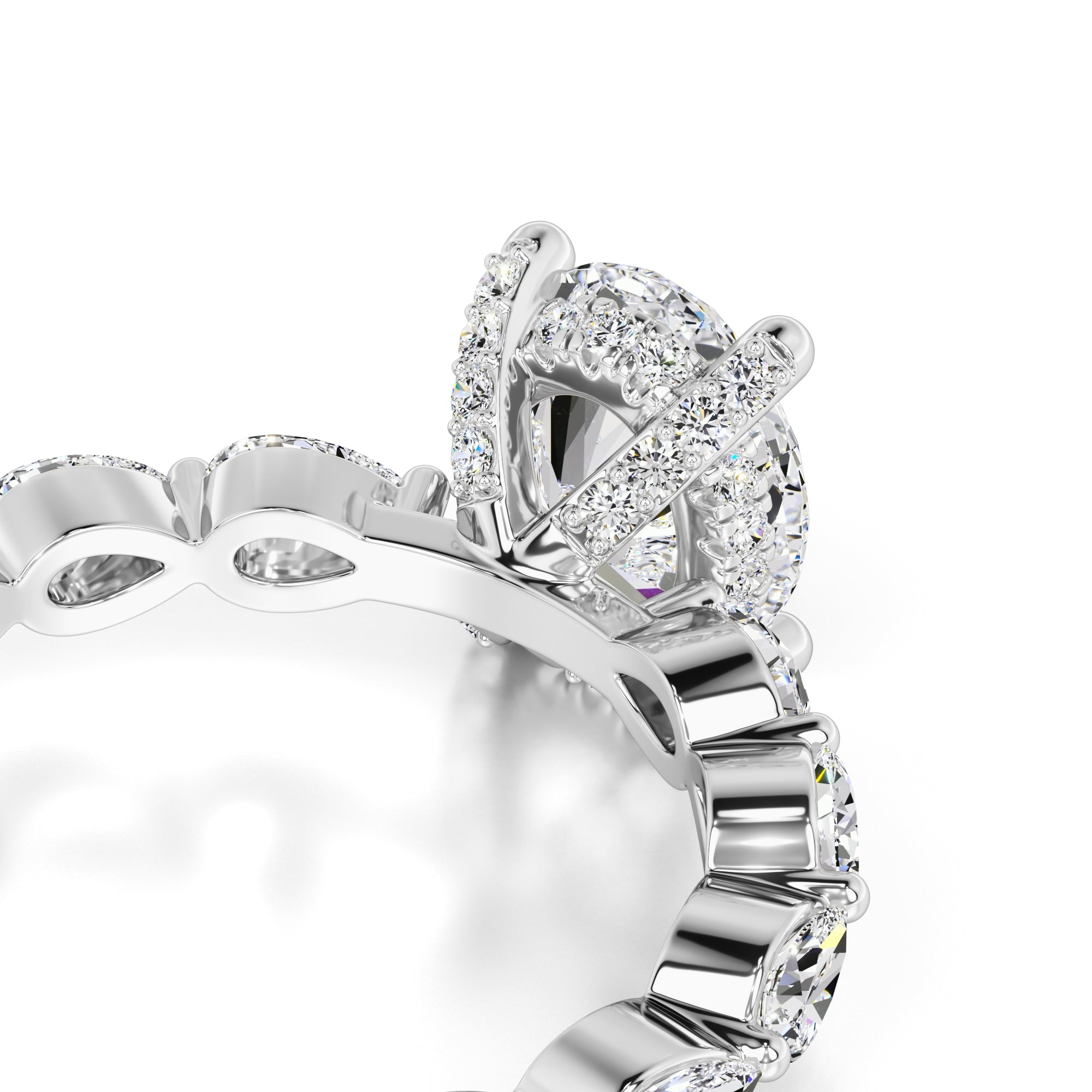 Landon Lab Grown Diamond Ring | White Gold | 2
