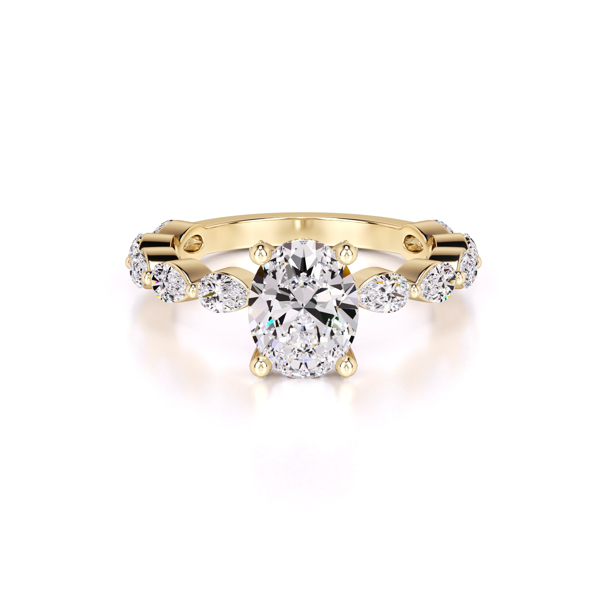 Landon Lab Grown Diamond Ring | Yellow Gold | 1