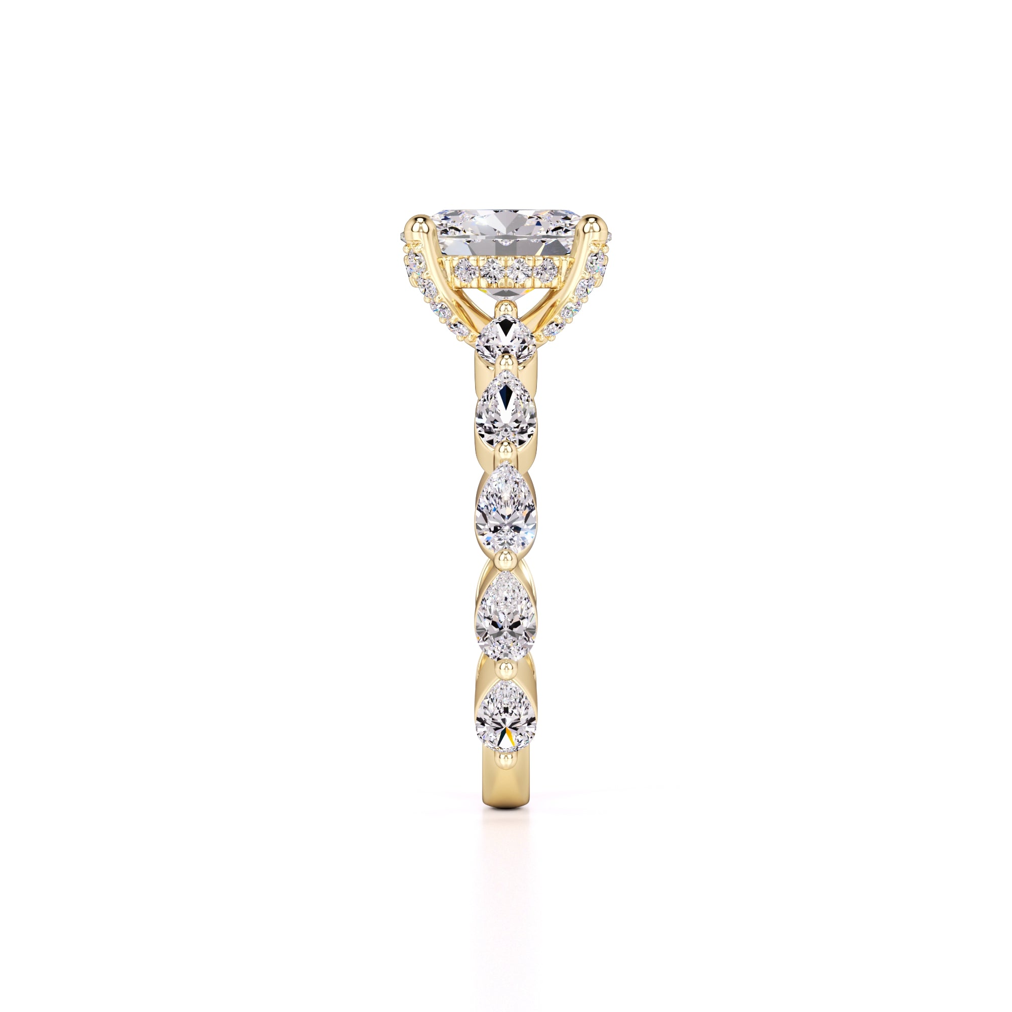 Landon Lab Grown Diamond Ring | Yellow Gold | 4