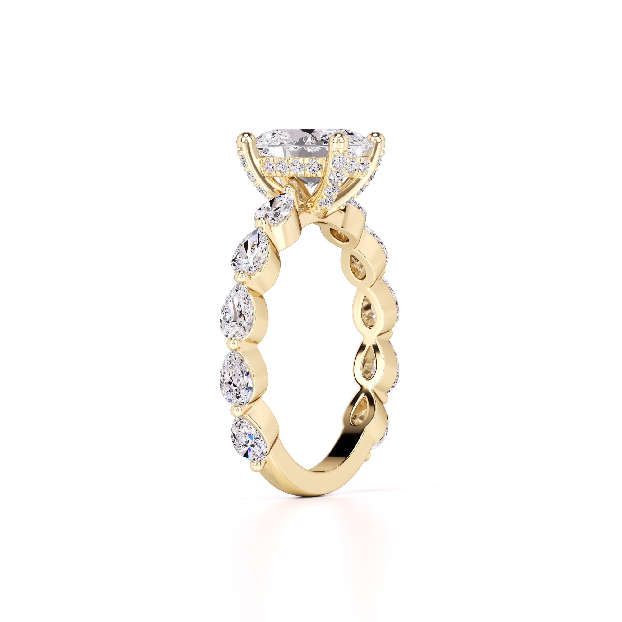 Landon Lab Grown Diamond Ring | Yellow Gold | 3