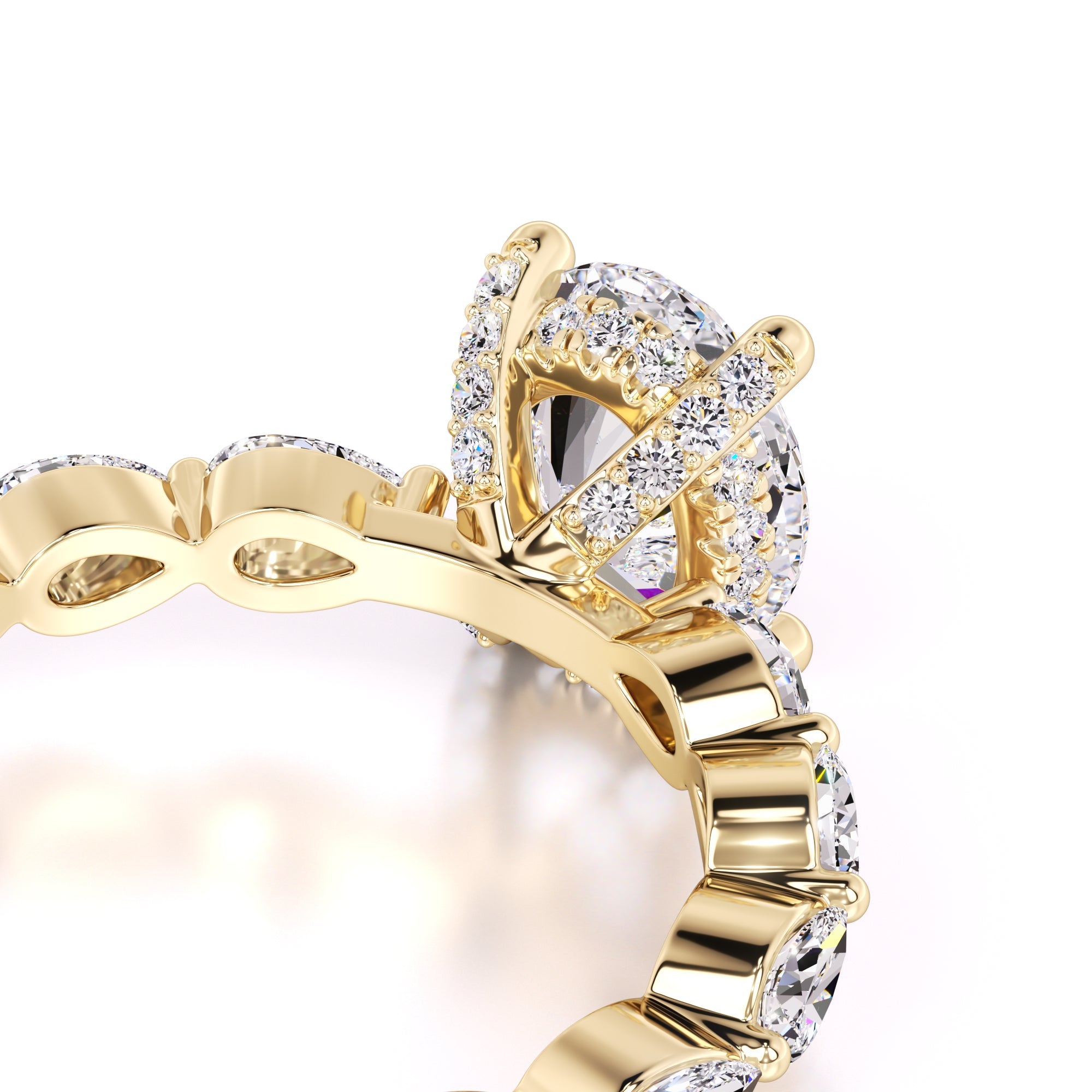 Landon Lab Grown Diamond Ring | Yellow Gold | 2