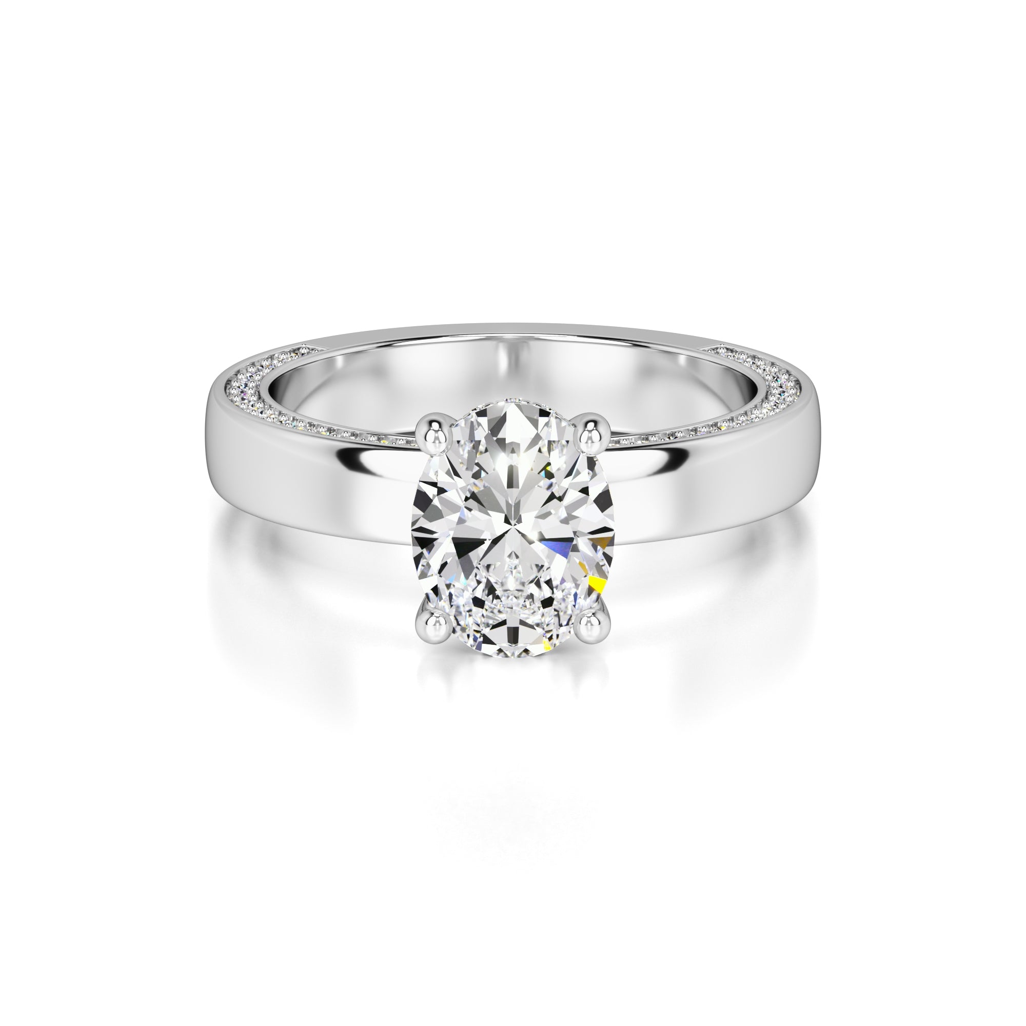 Molly Lab Grown Diamond Ring | White Gold | 1