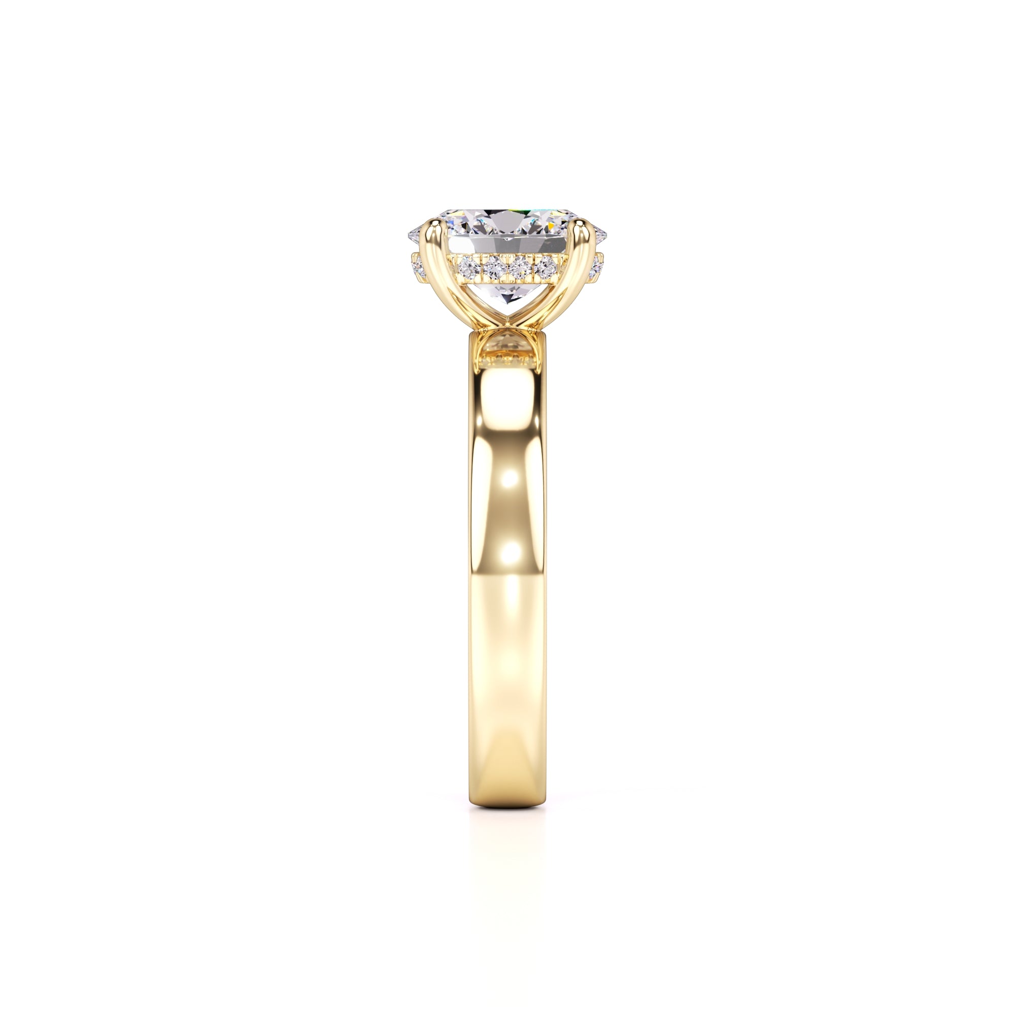 Molly Lab Grown Diamond Ring | Yellow Gold | 4