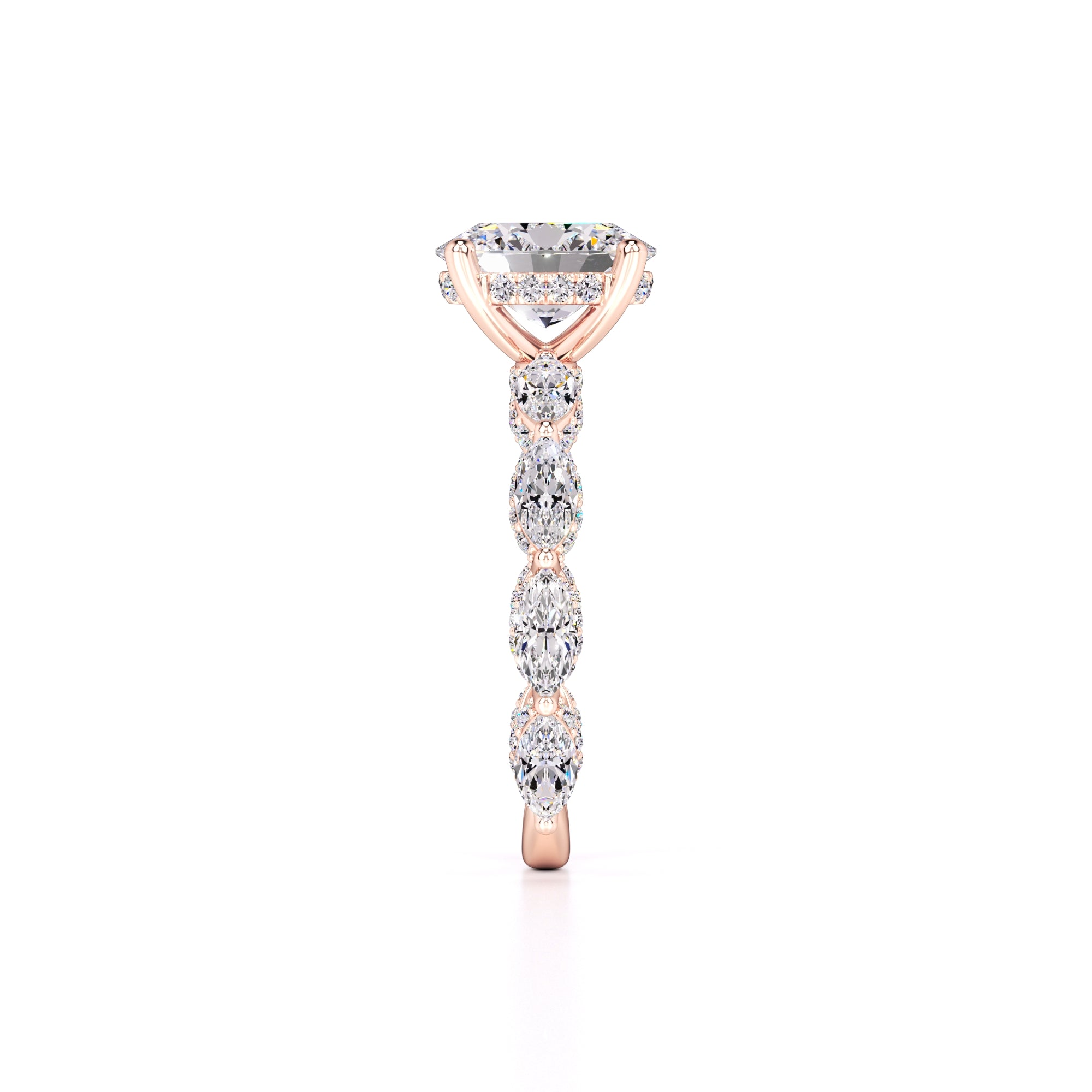 Anastasia Lab Grown Diamond Ring | Rose Gold | 4