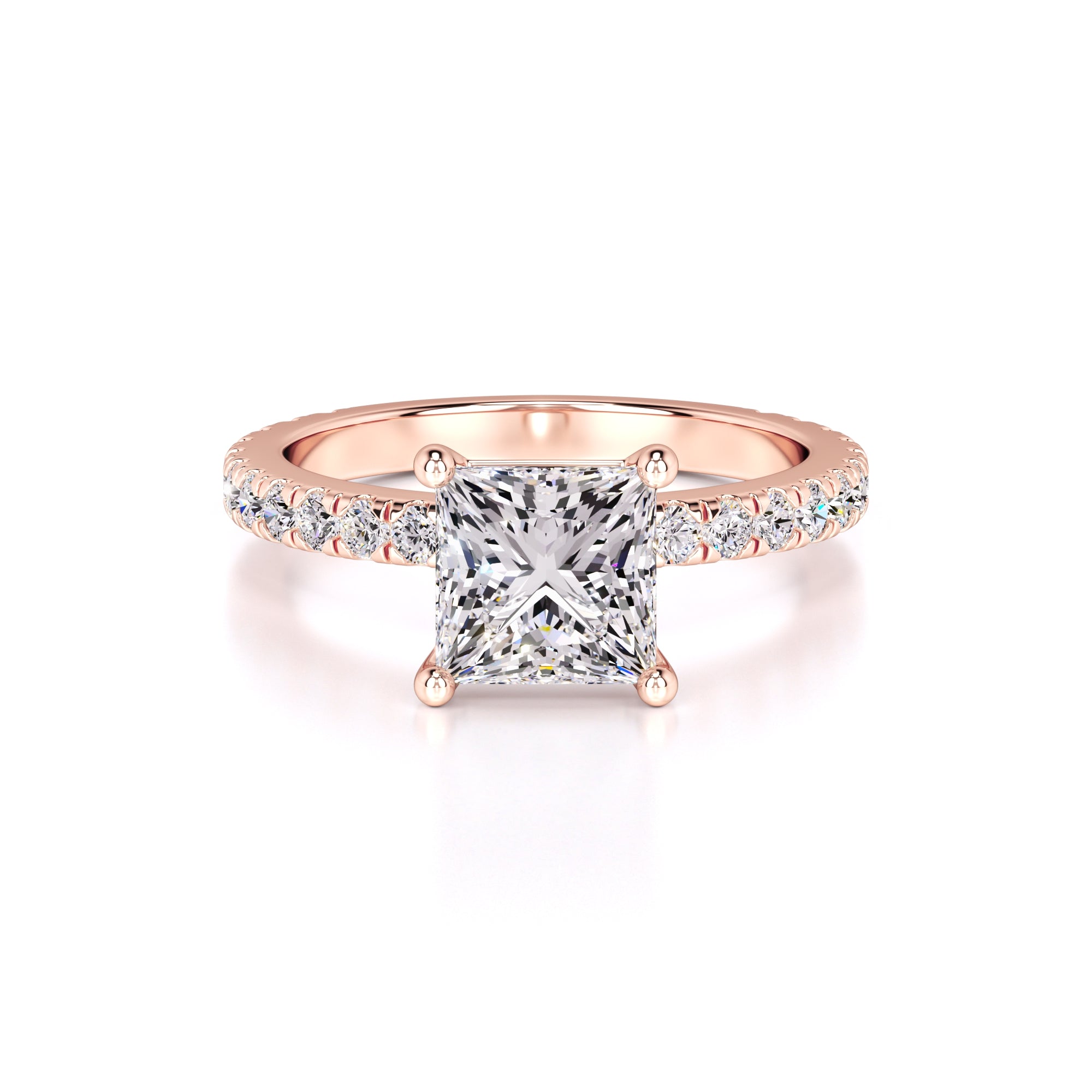 Vivian Lab Grown Diamond Ring | Rose Gold | 1