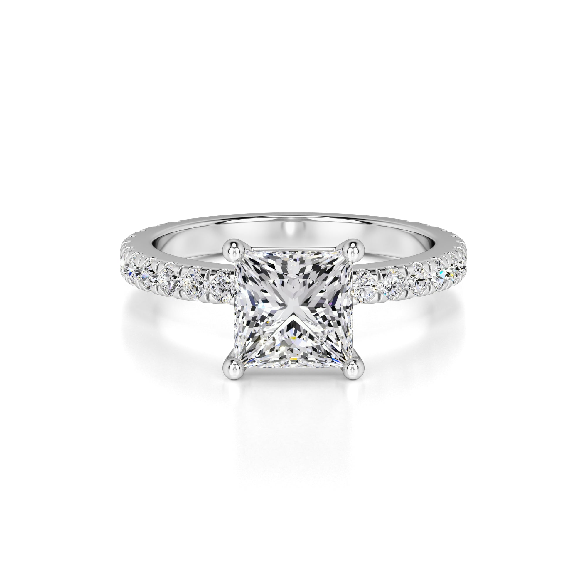 Vivian Lab Grown Diamond Ring | White Gold | 1