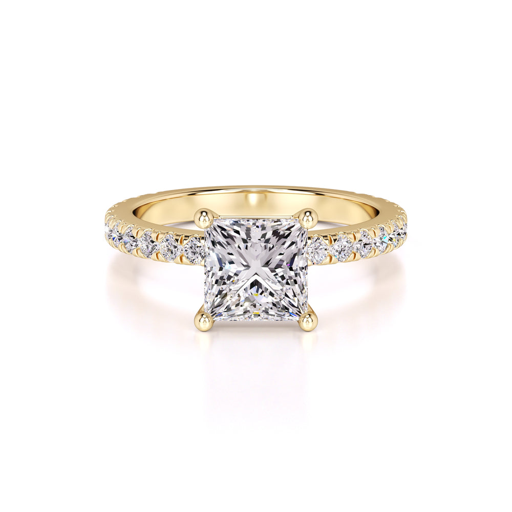 Vivian Lab Grown Diamond Ring | Yellow Gold | 1