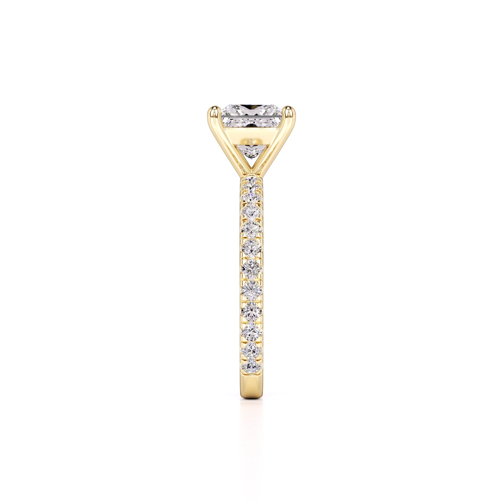 Vivian Lab Grown Diamond Ring | Yellow Gold | 4