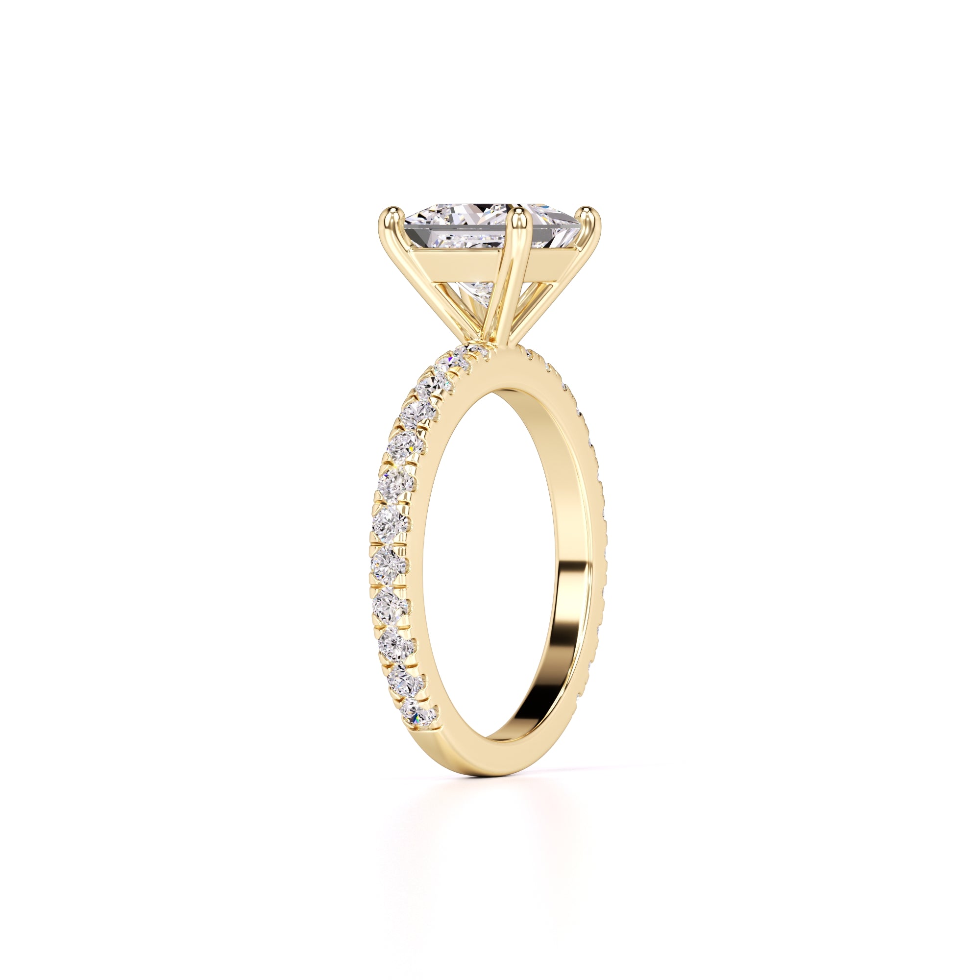 Vivian Lab Grown Diamond Ring | Yellow Gold | 3