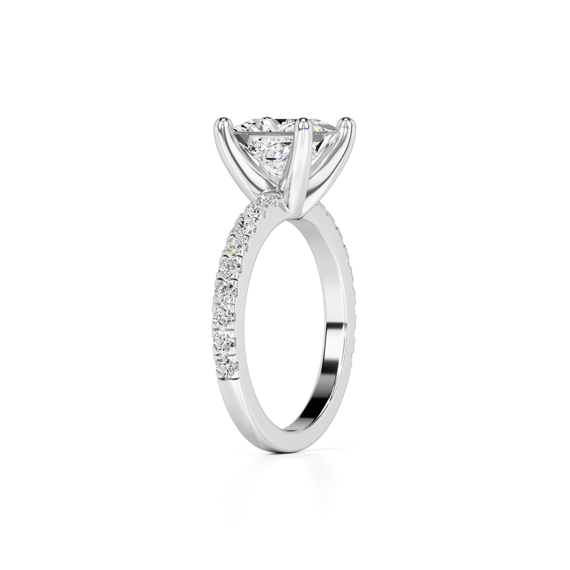 Kamila Lab Grown Diamond Ring | White Gold | 3