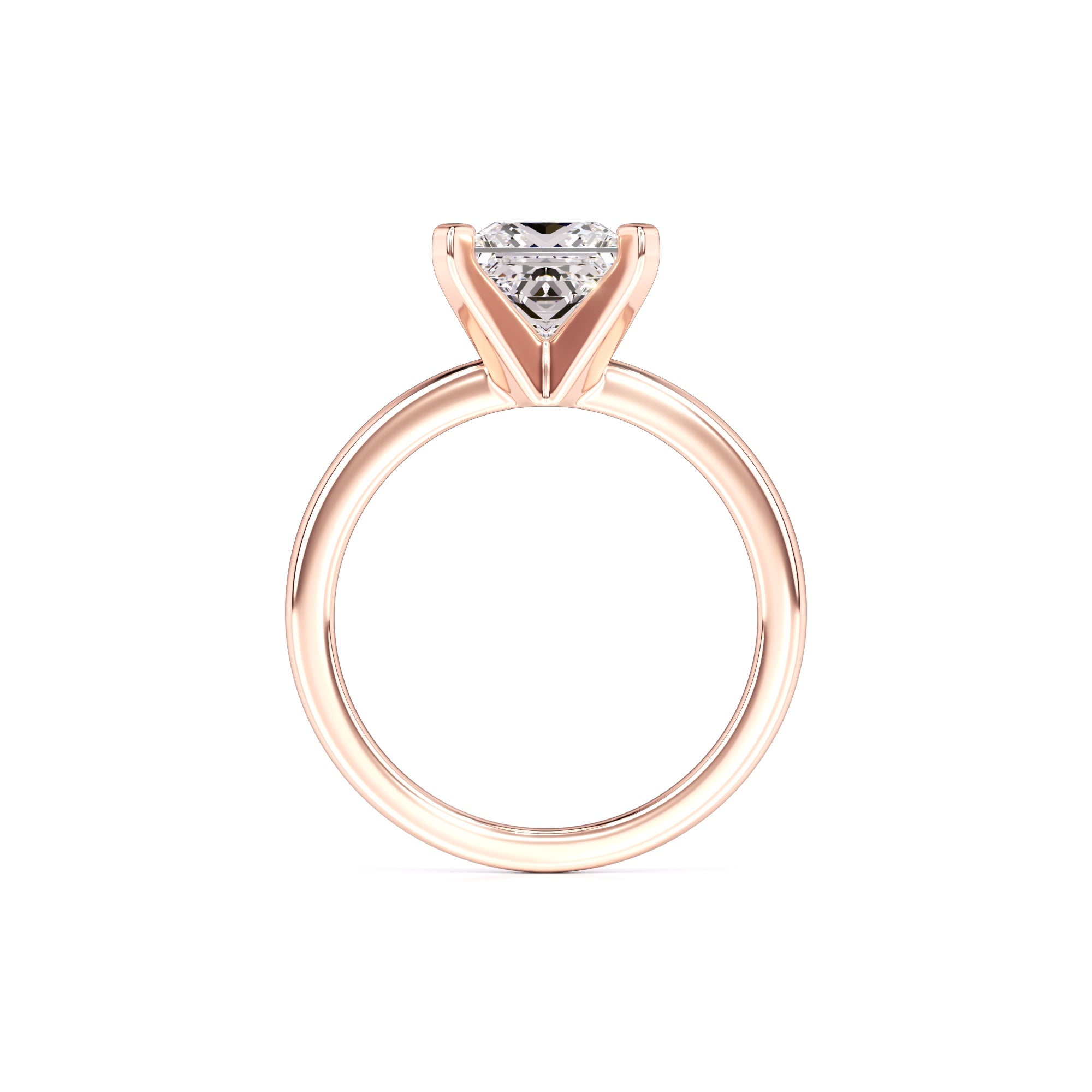Michaela Moissanite Ring | Rose Gold | 4