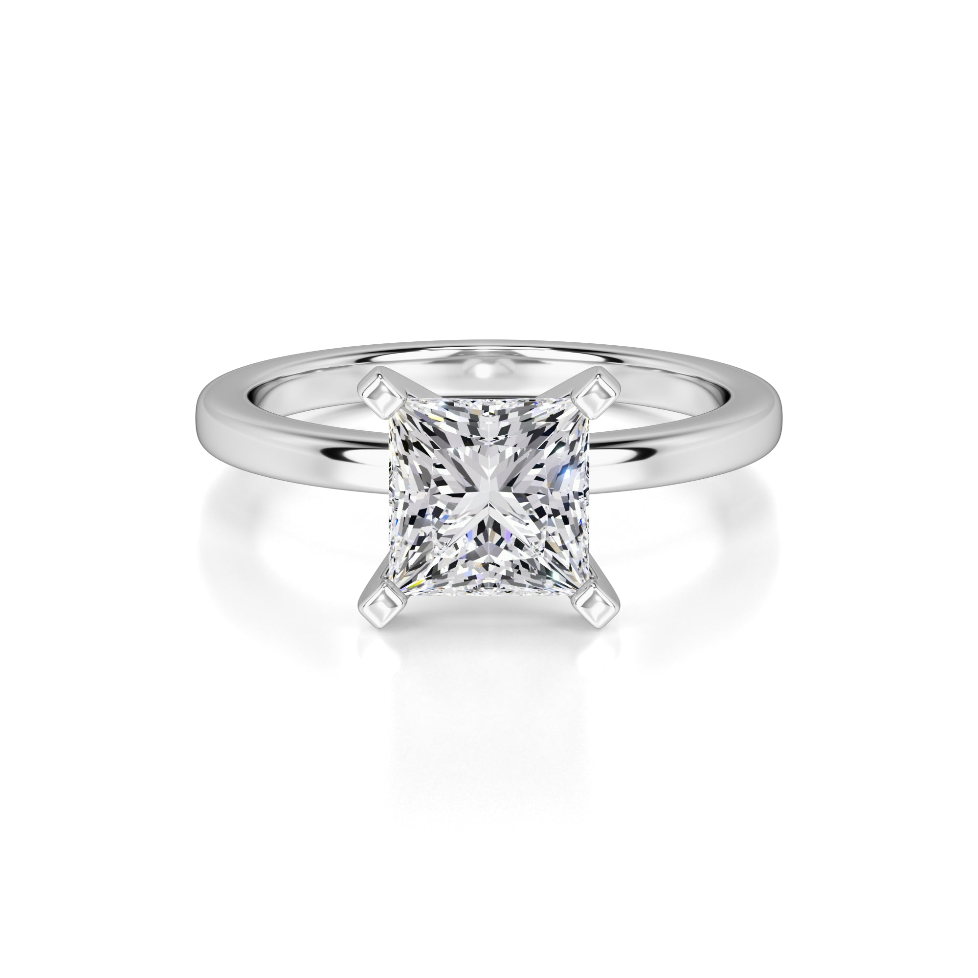 Michaela Lab Grown Diamond Ring | White Gold | 1