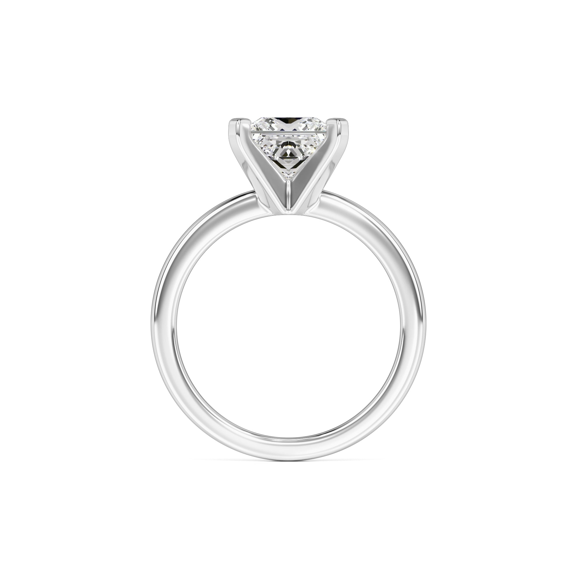 Michaela Moissanite Ring | White Gold | 4