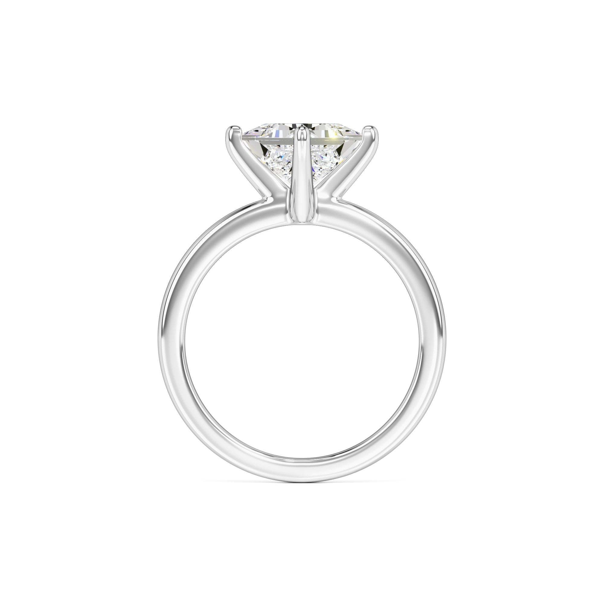 Eloise Moissanite Ring | White Gold | 4