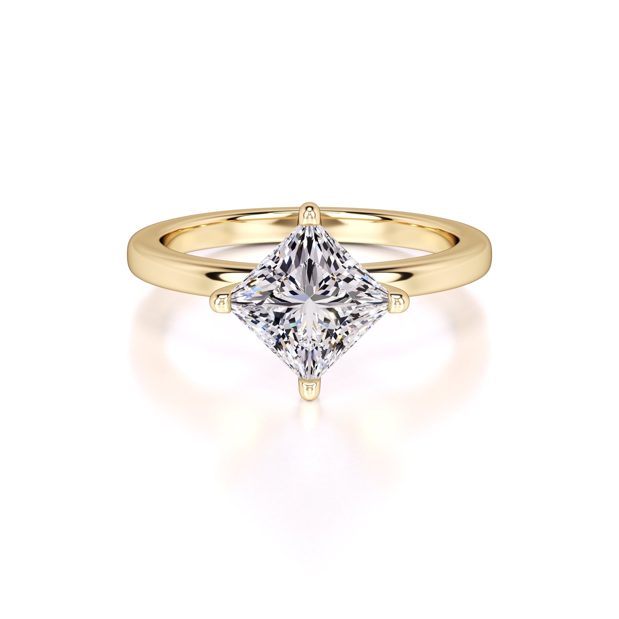 Eloise Lab Grown Diamond Ring | Yellow Gold | 1