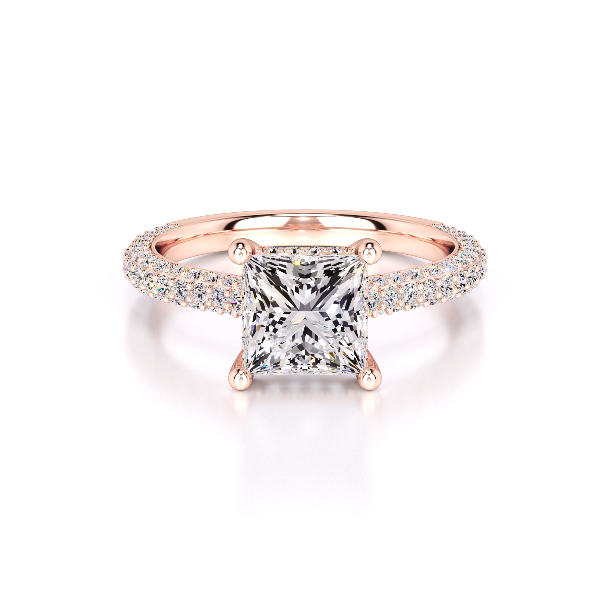 Kendall Lab Grown Diamond Ring | Rose Gold | 1