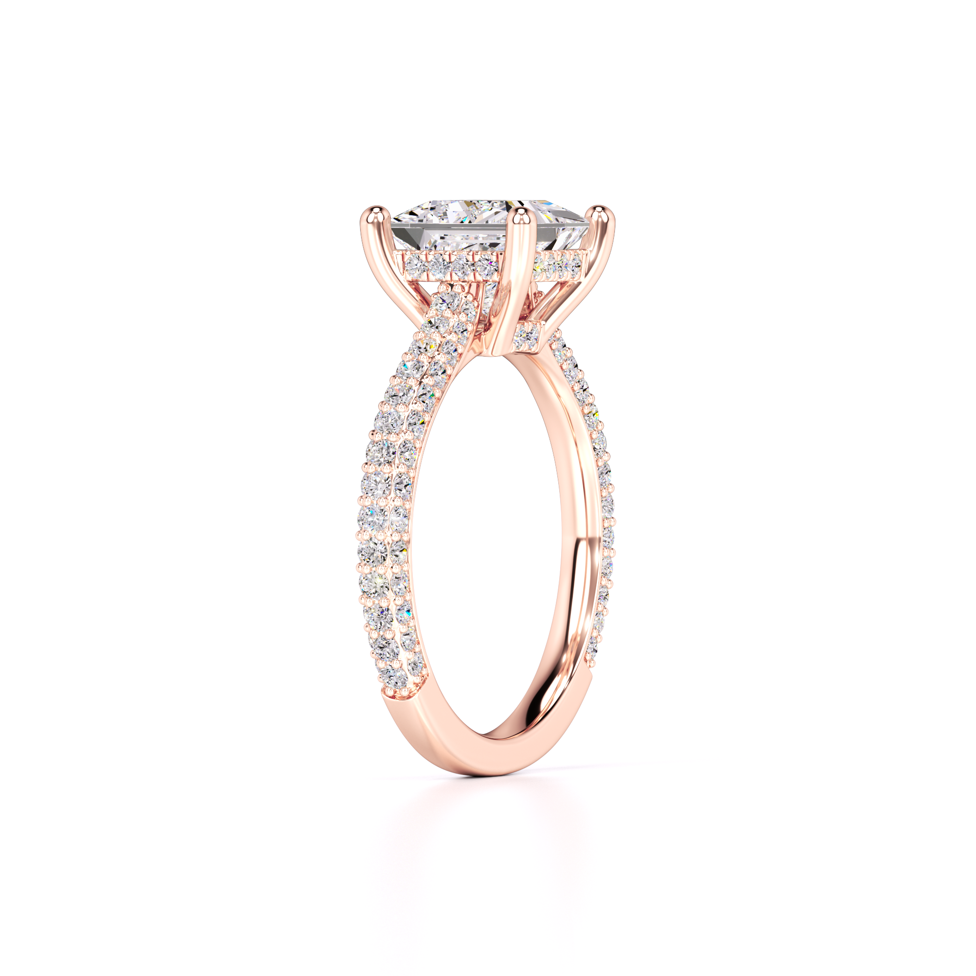 Kendall Lab Grown Diamond Ring | Rose Gold | 3