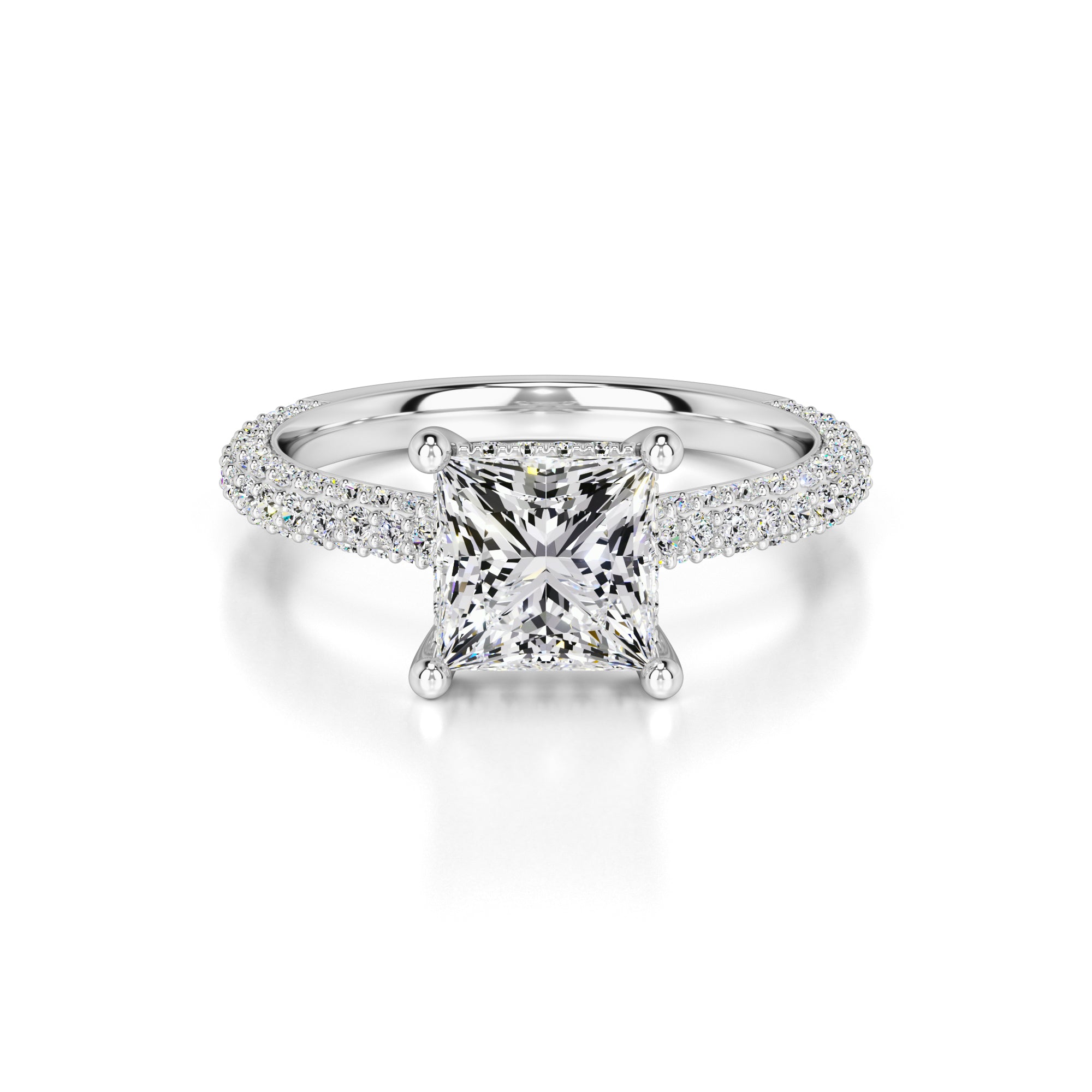 Kendall Lab Grown Diamond Ring | White Gold | 1