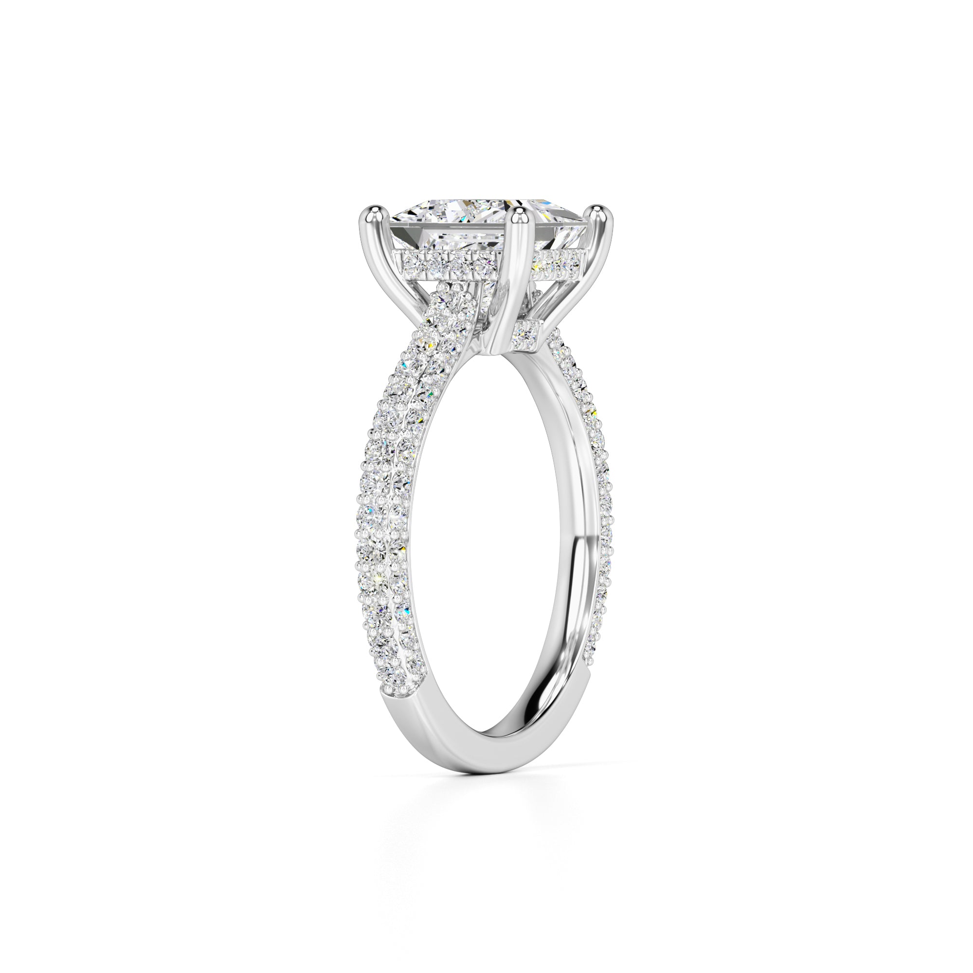 Kendall Lab Grown Diamond Ring | White Gold | 3