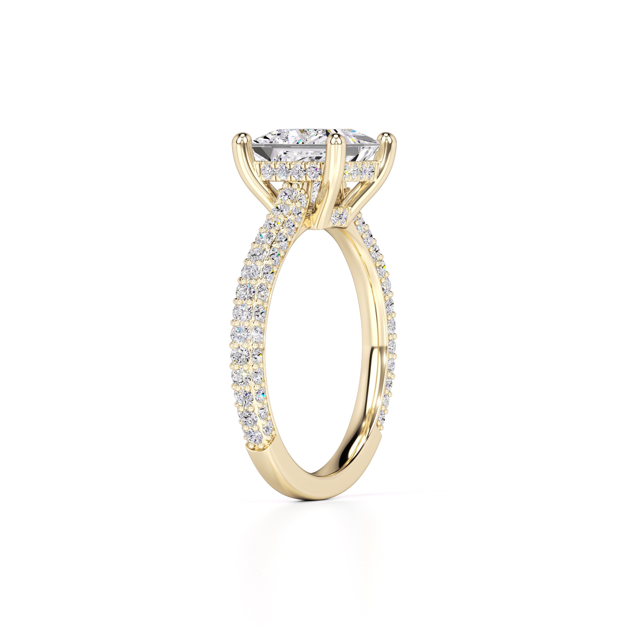 Kendall Lab Grown Diamond Ring | Yellow Gold | 3