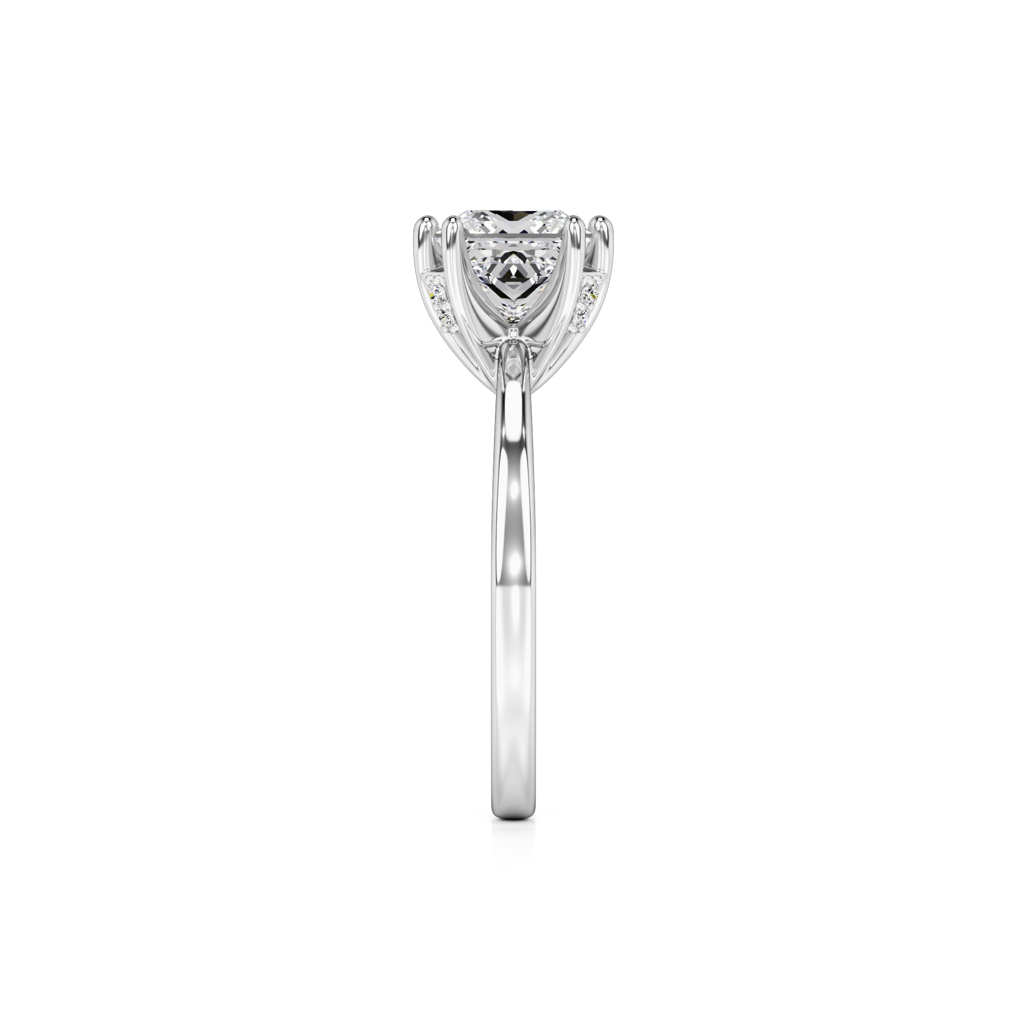 Eden Lab Grown Diamond Ring | White Gold | 4