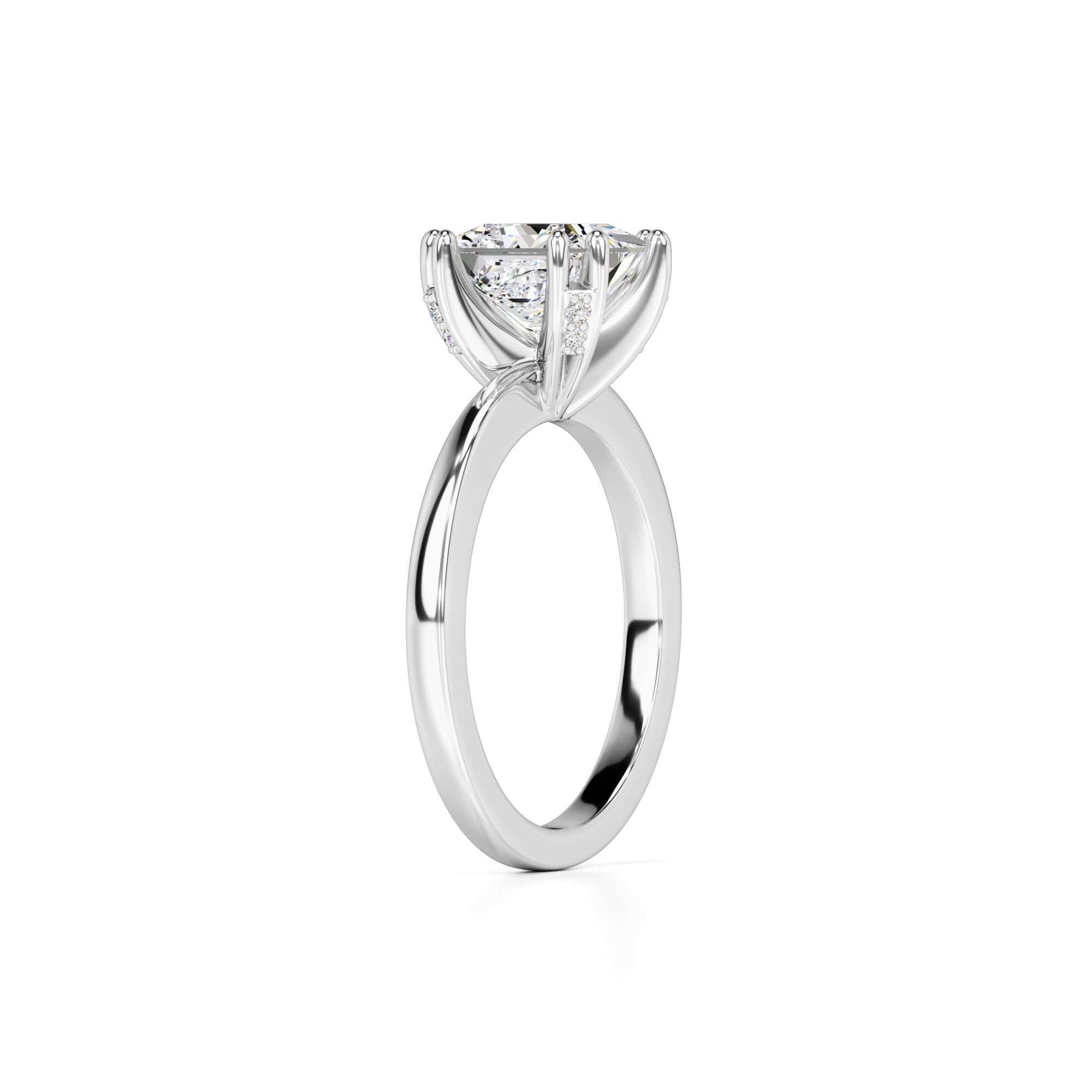 Eden Lab Grown Diamond Ring | White Gold | 3