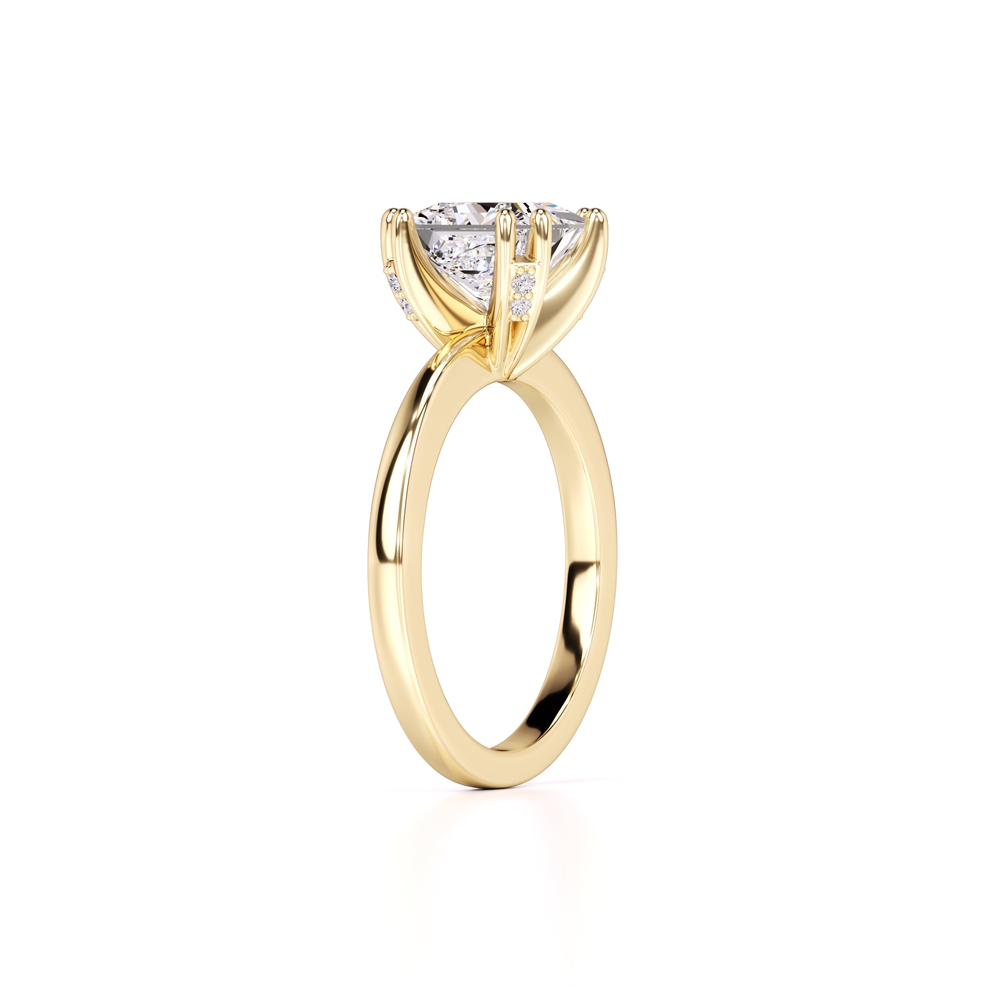 Eden Lab Grown Diamond Ring | Yellow Gold | 3