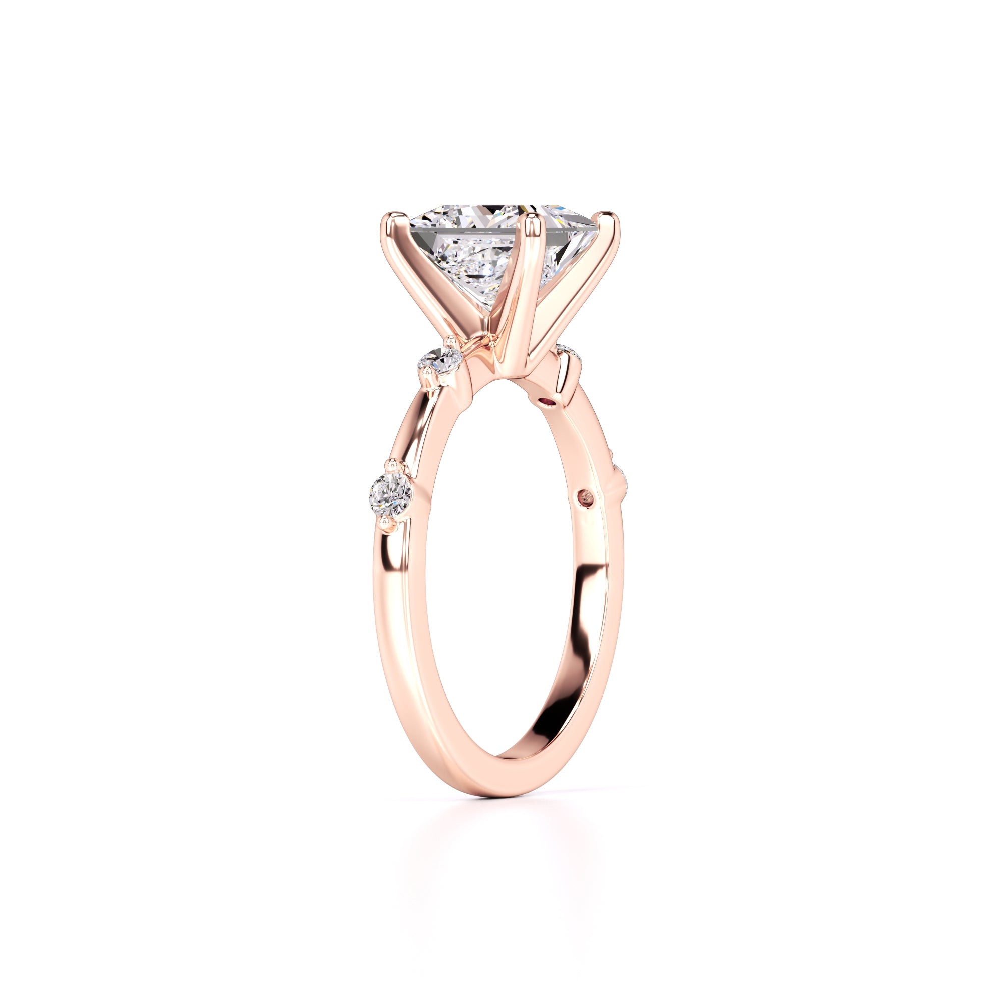 Nicole Lab Grown Diamond Ring | Rose Gold | 3