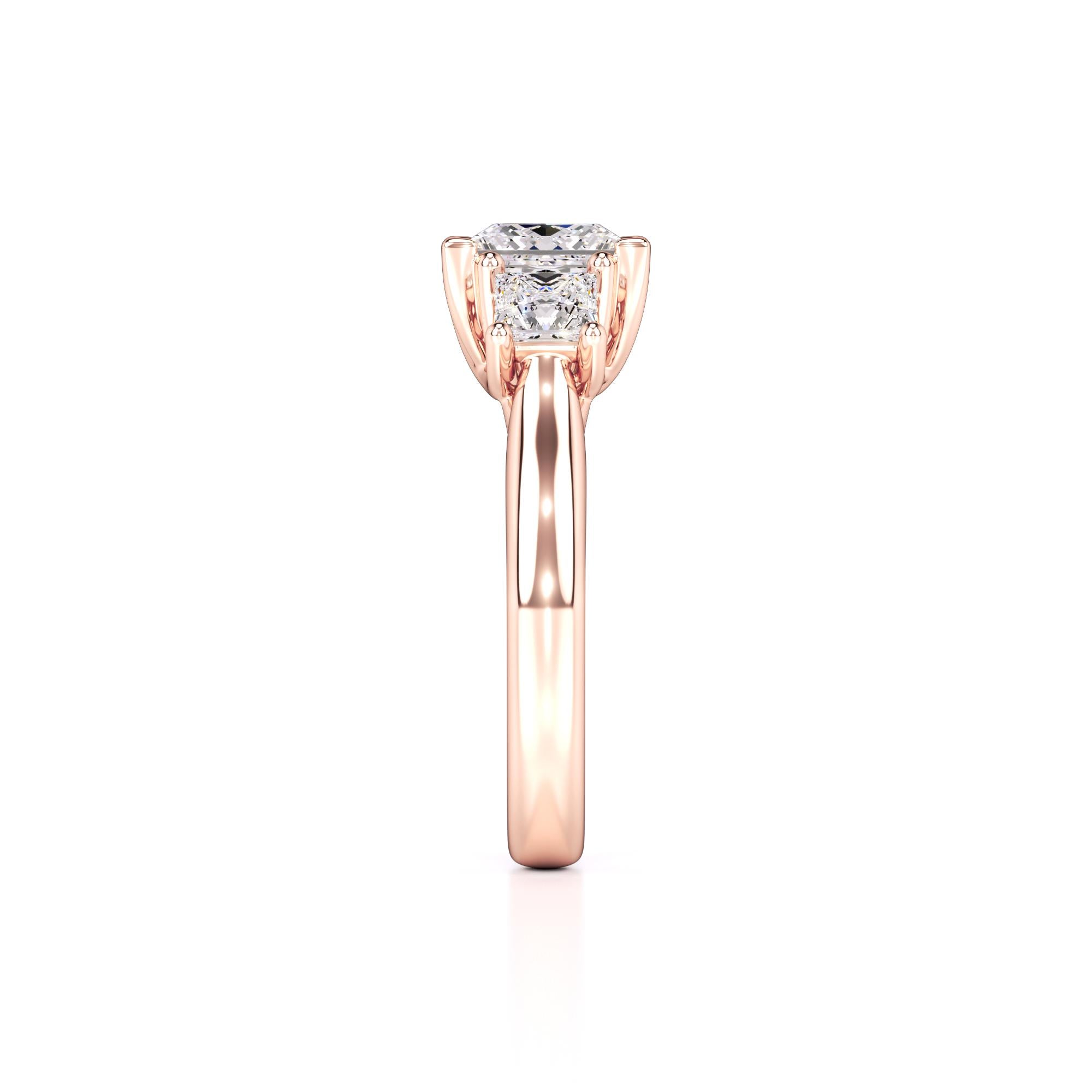 Lara Lab Grown Diamond Ring | Rose Gold | 4