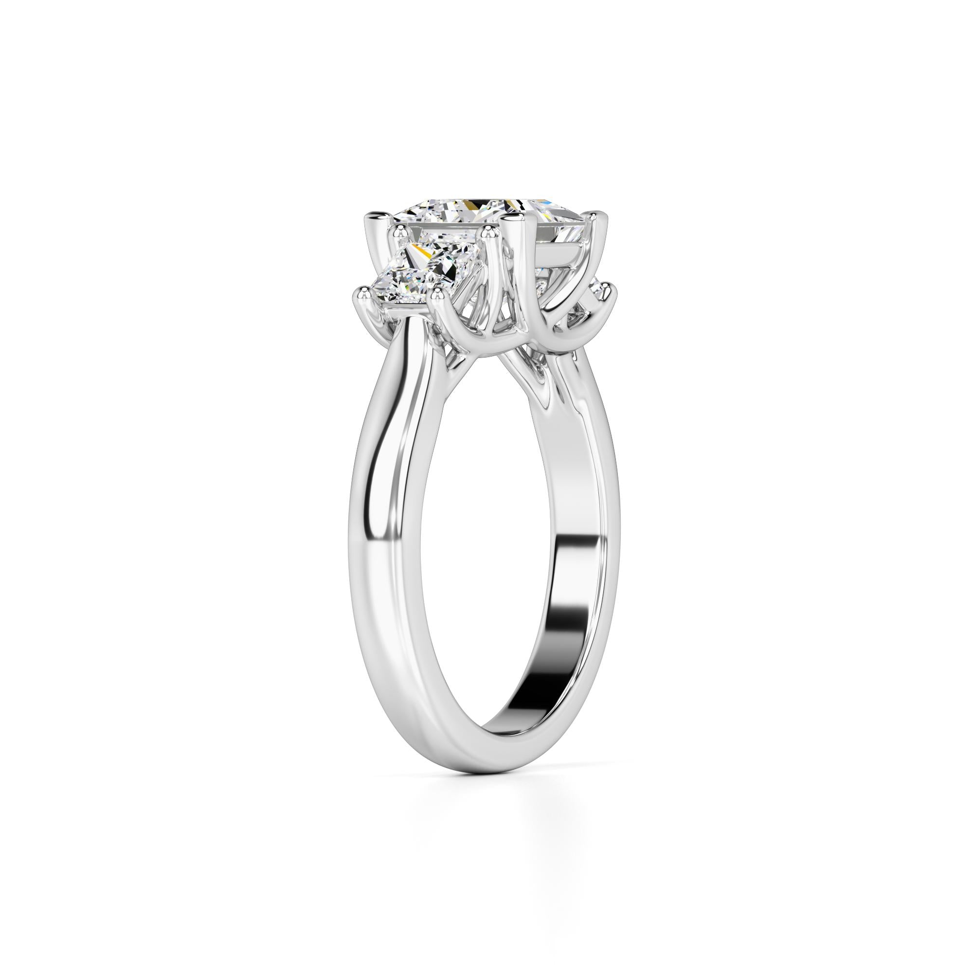 Lara Lab Grown Diamond Ring | White Gold | 3
