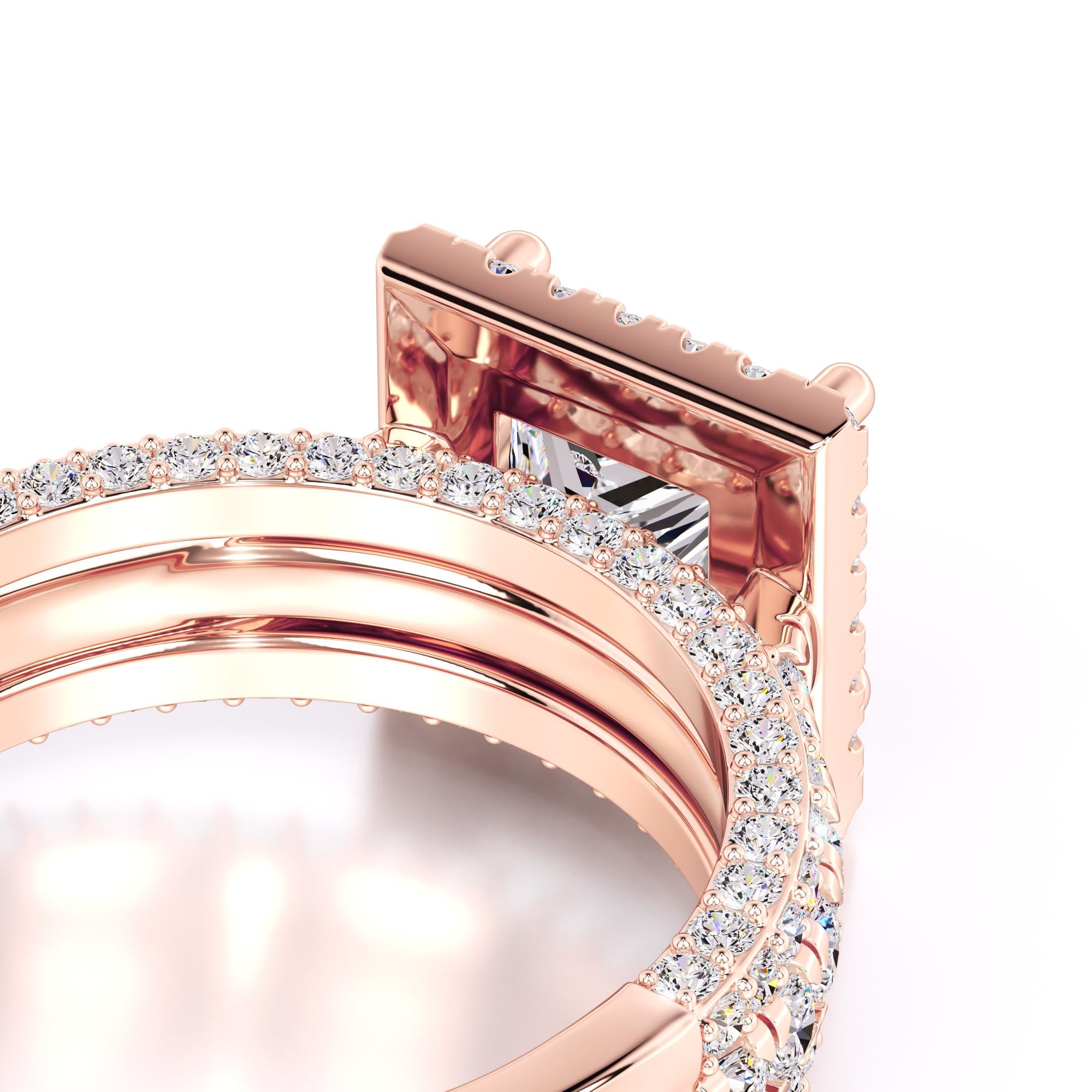 Ella Lab Grown Diamond Ring | Rose Gold | 2